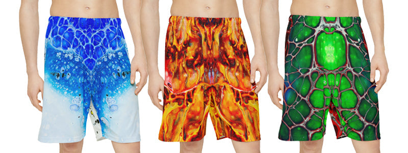 Cameron Creations - Trendy Men's Sports Shorts - Banner