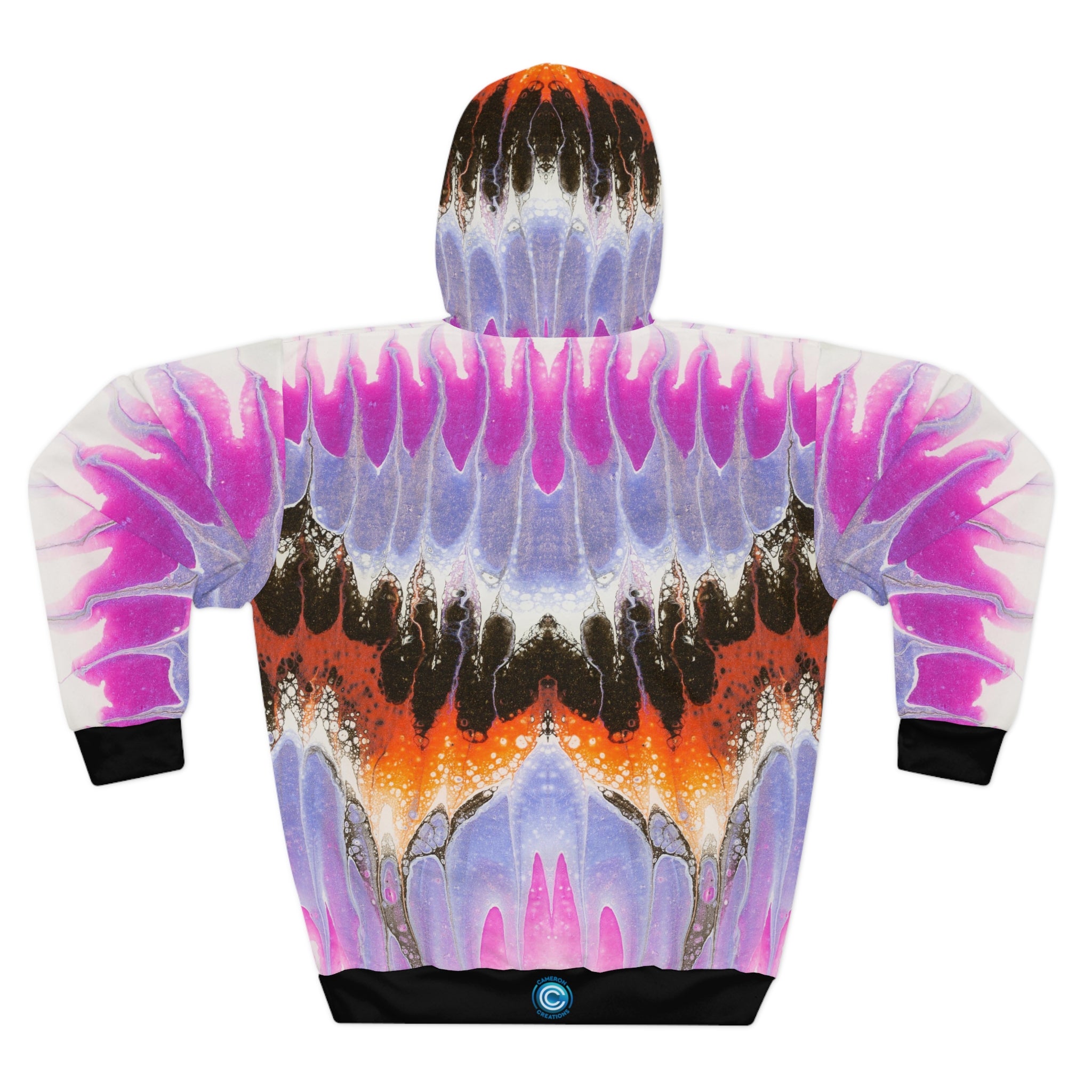 Cameron Creations - Cosmic Audio - Pullover Hoodie - Back