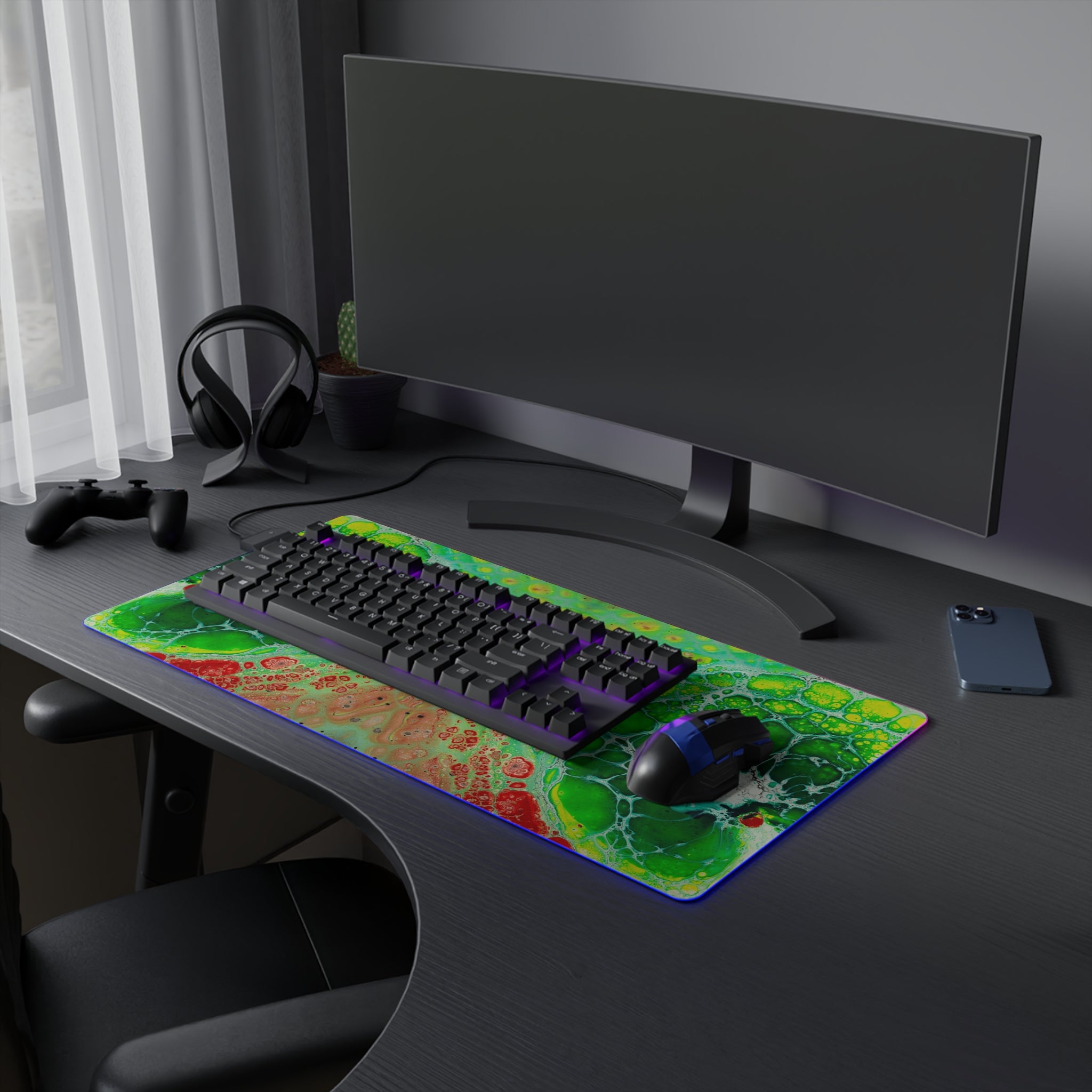 Cameron Creations - LED Gaming Mouse Pad - Up Close - Concept 2