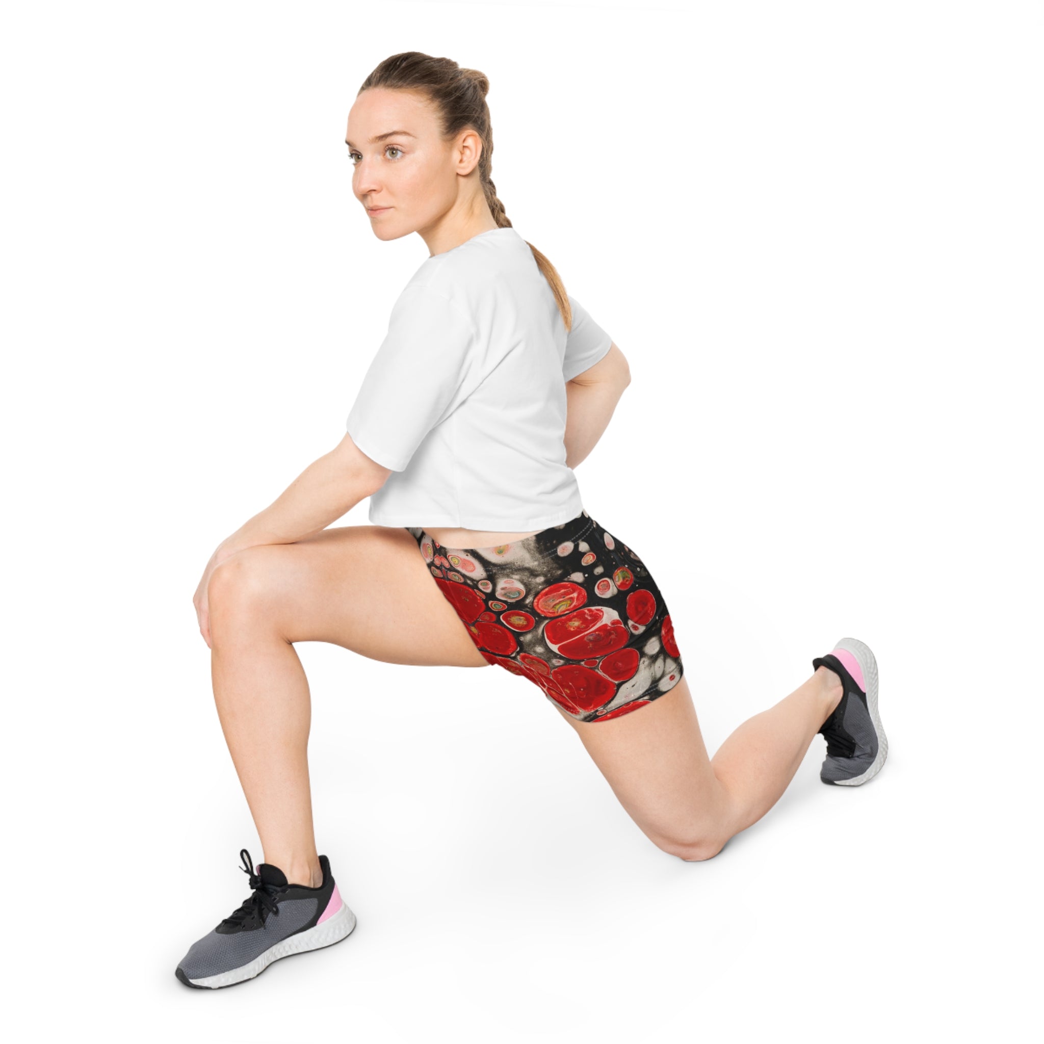 Womens Sports Shorts - Exiting The Chaos - Workout