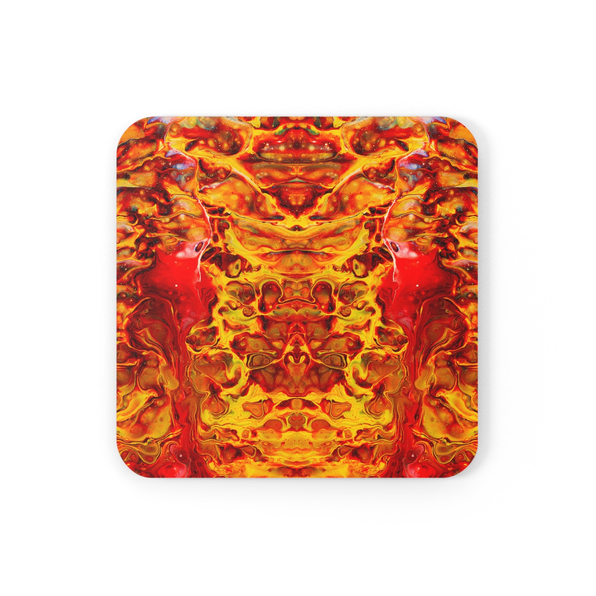 Cameron Creations - Fire Within - Stylish Coffee Coaster - Square Front