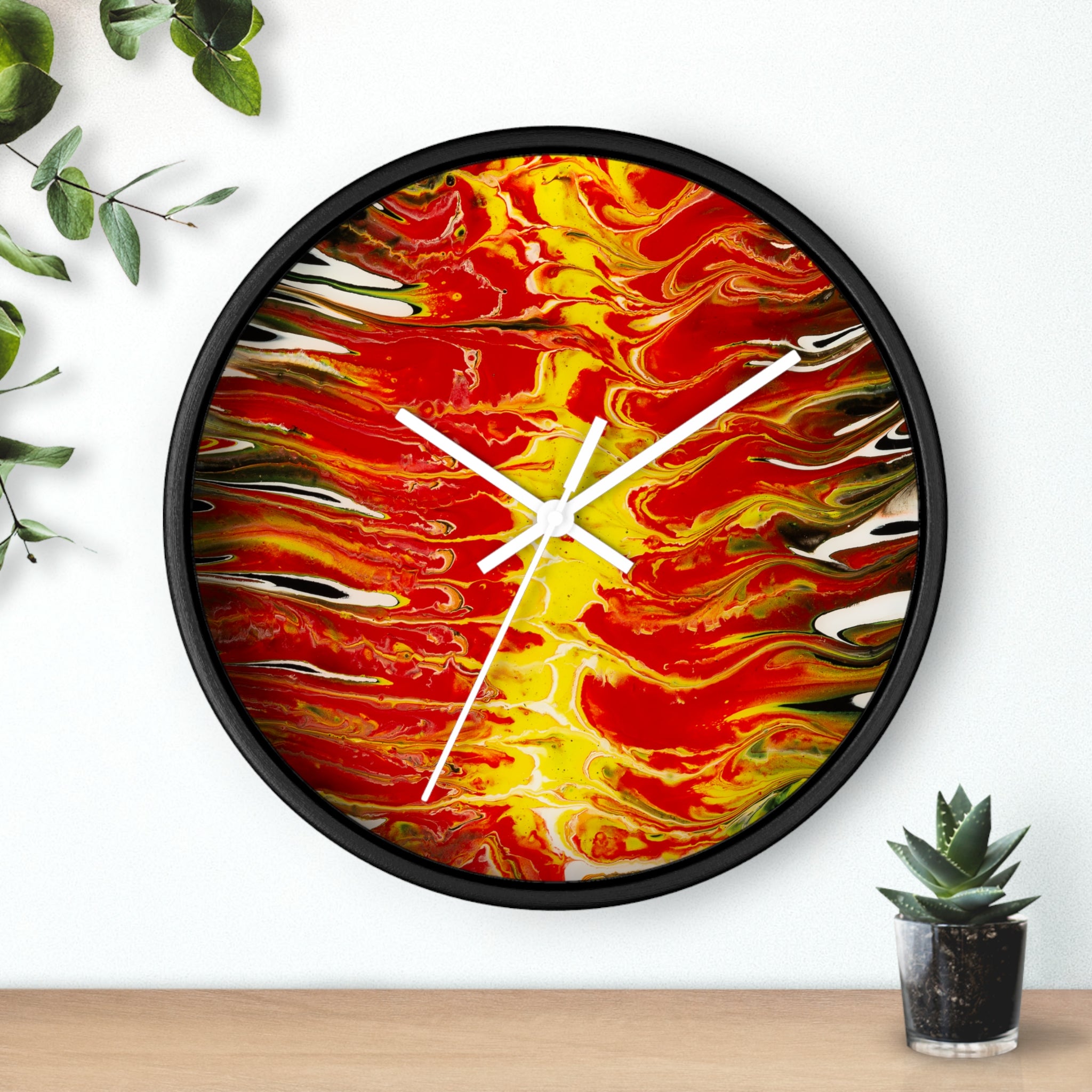 Internal Flames - Wall Clock