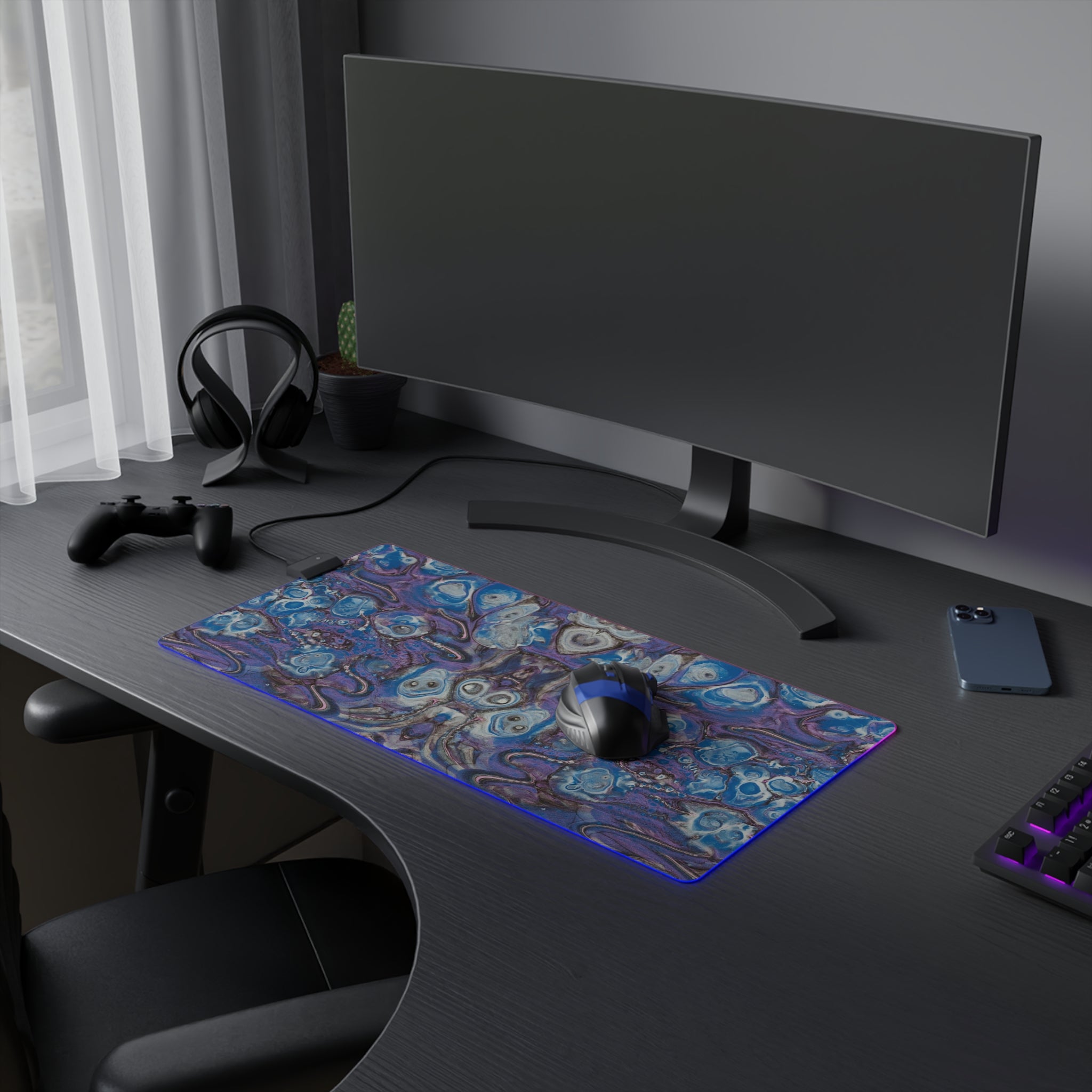 Wandering Woolies - LED Gaming Mouse Pad