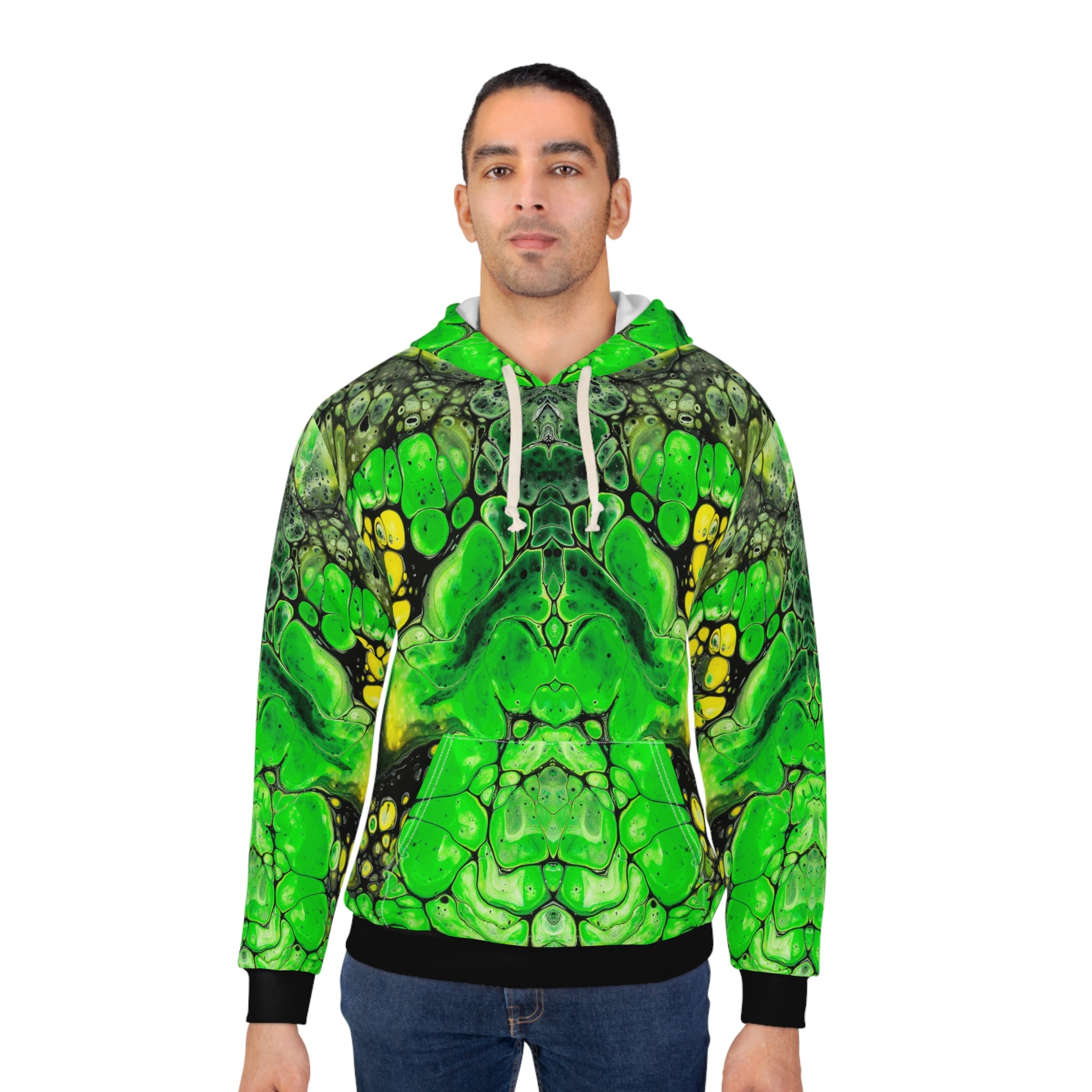 Cameron Creations - Green Galaxy - Pullover Hoodie - Male