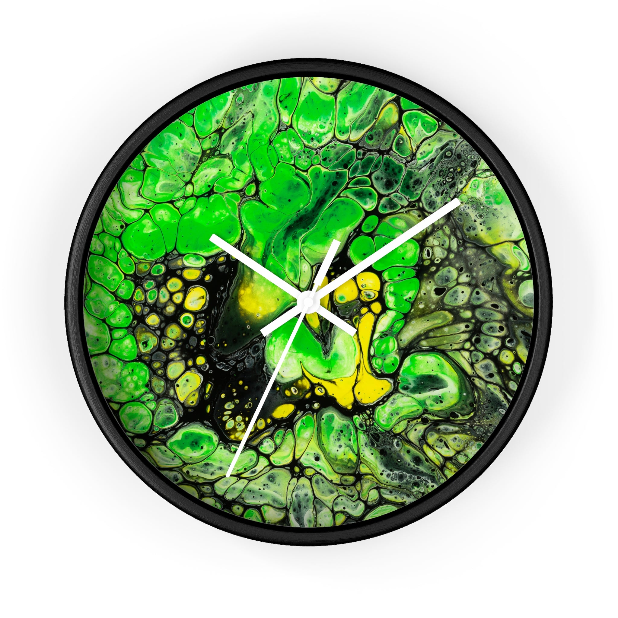 Green Galaxy - Wall Clock