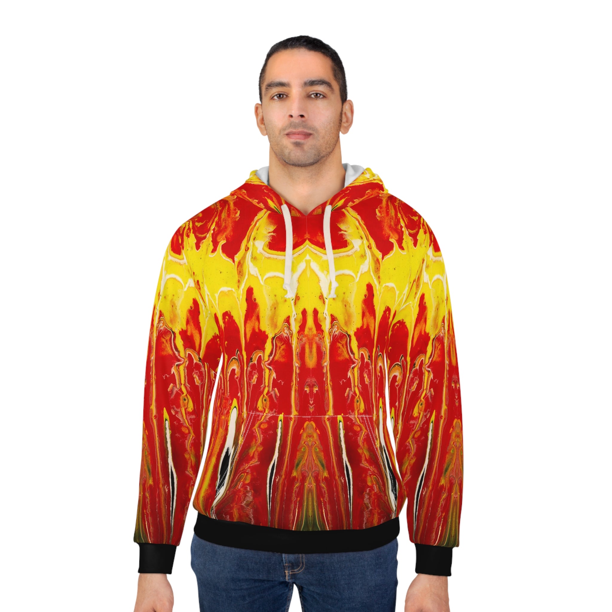 Cameron Creations - Internal Flames - Pullover Hoodie - Male