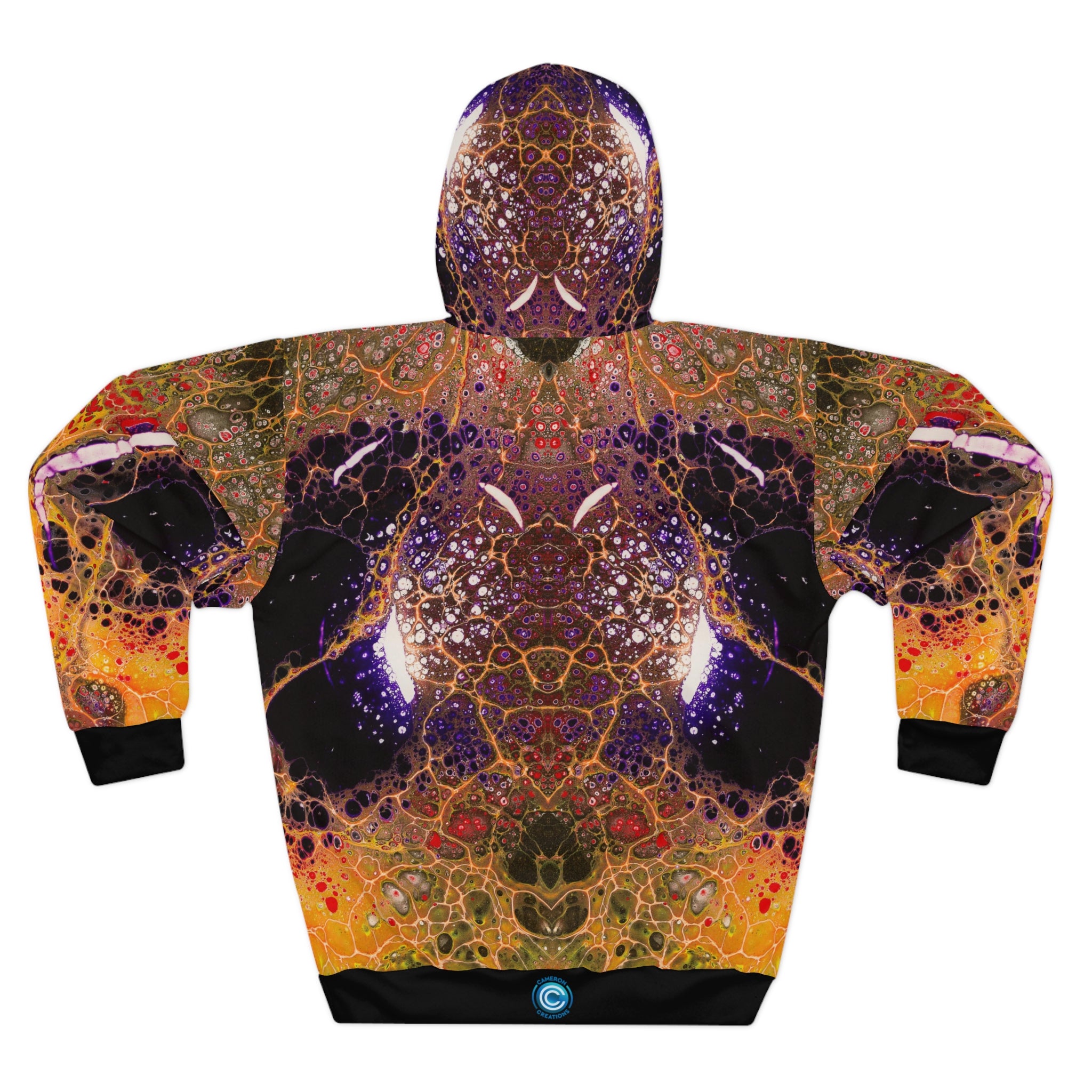 Cameron Creations - Power Web - Pullover Hoodie - Back