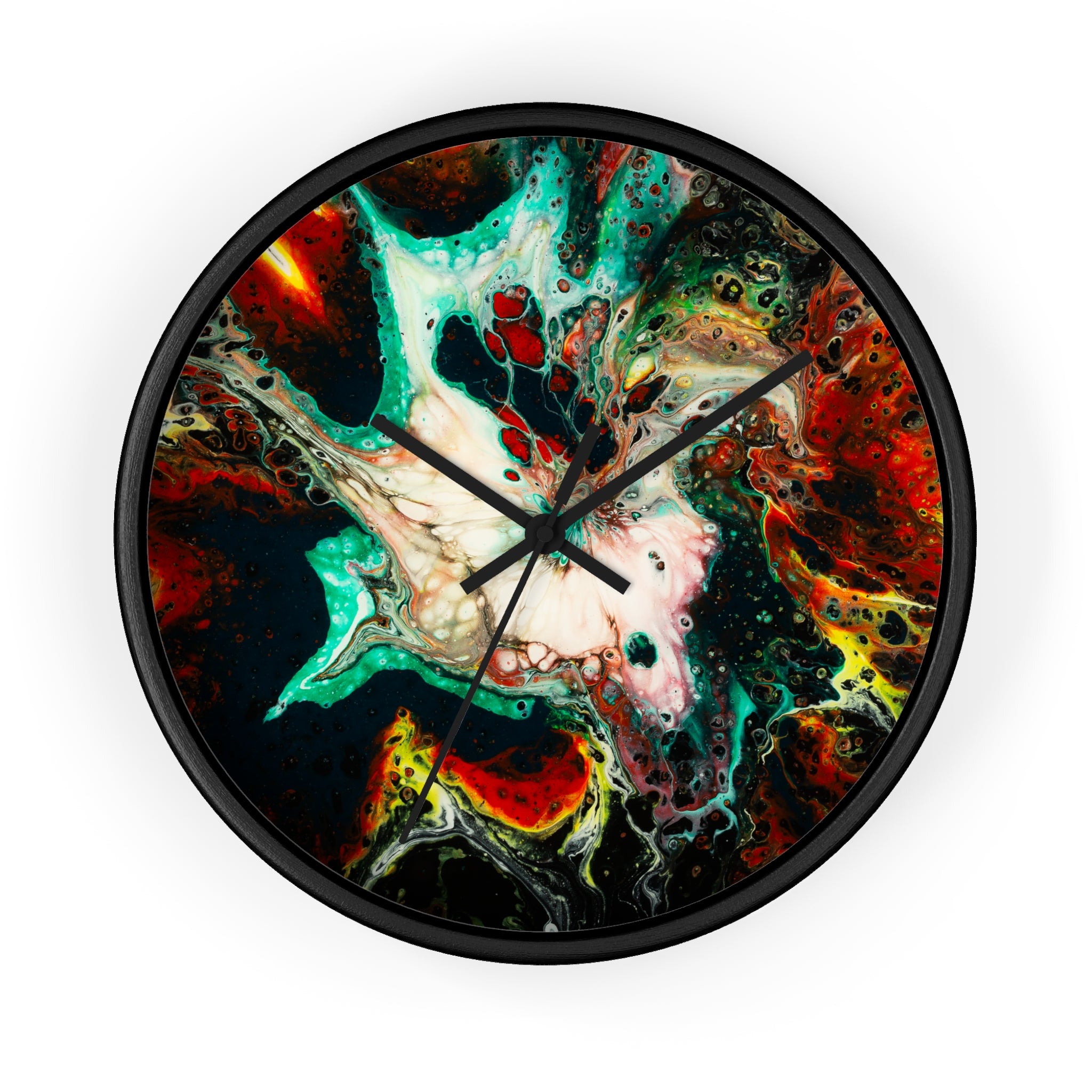 Flowers Of The Galaxy - Wall Clock