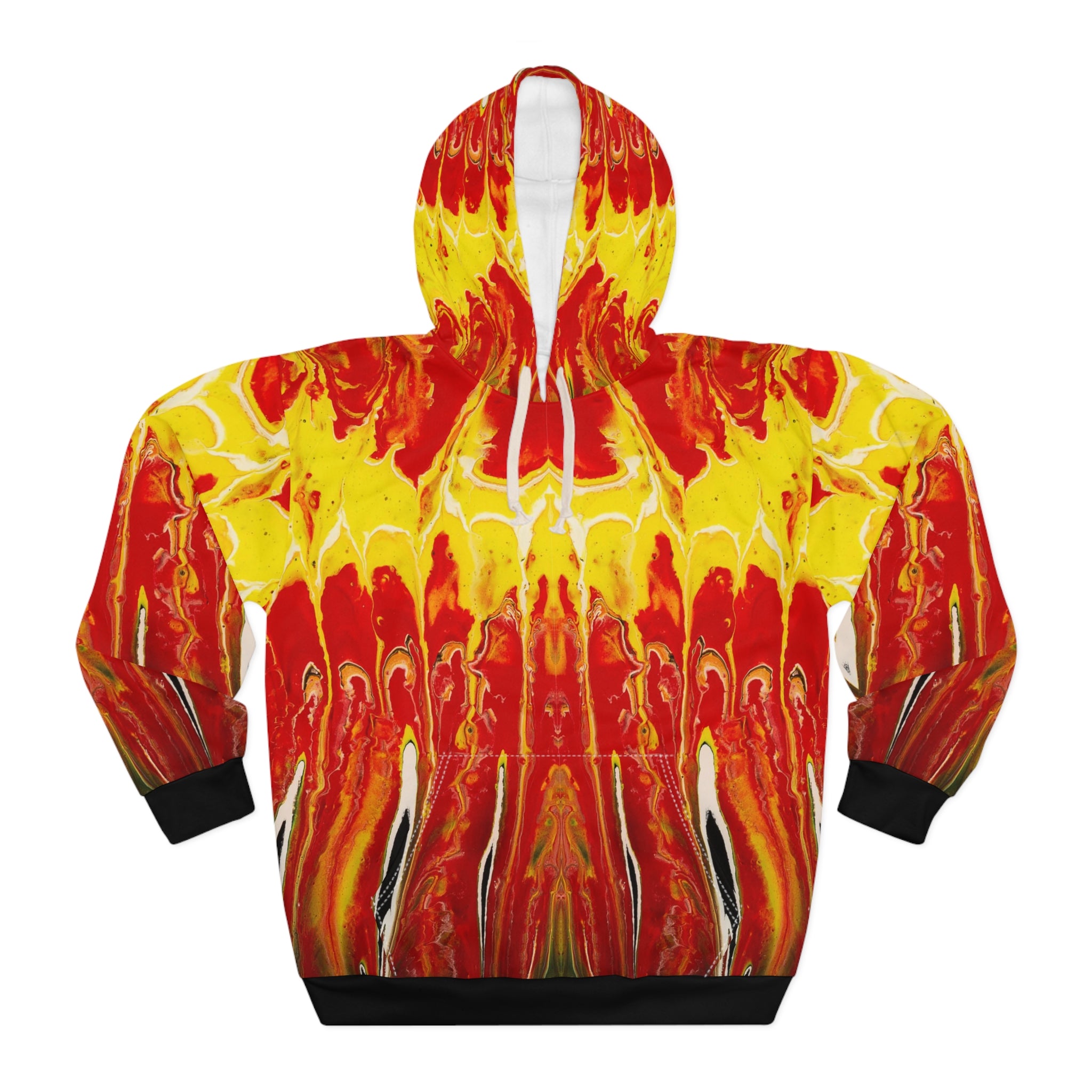 Cameron Creations - Internal Flames - Pullover Hoodie - Front