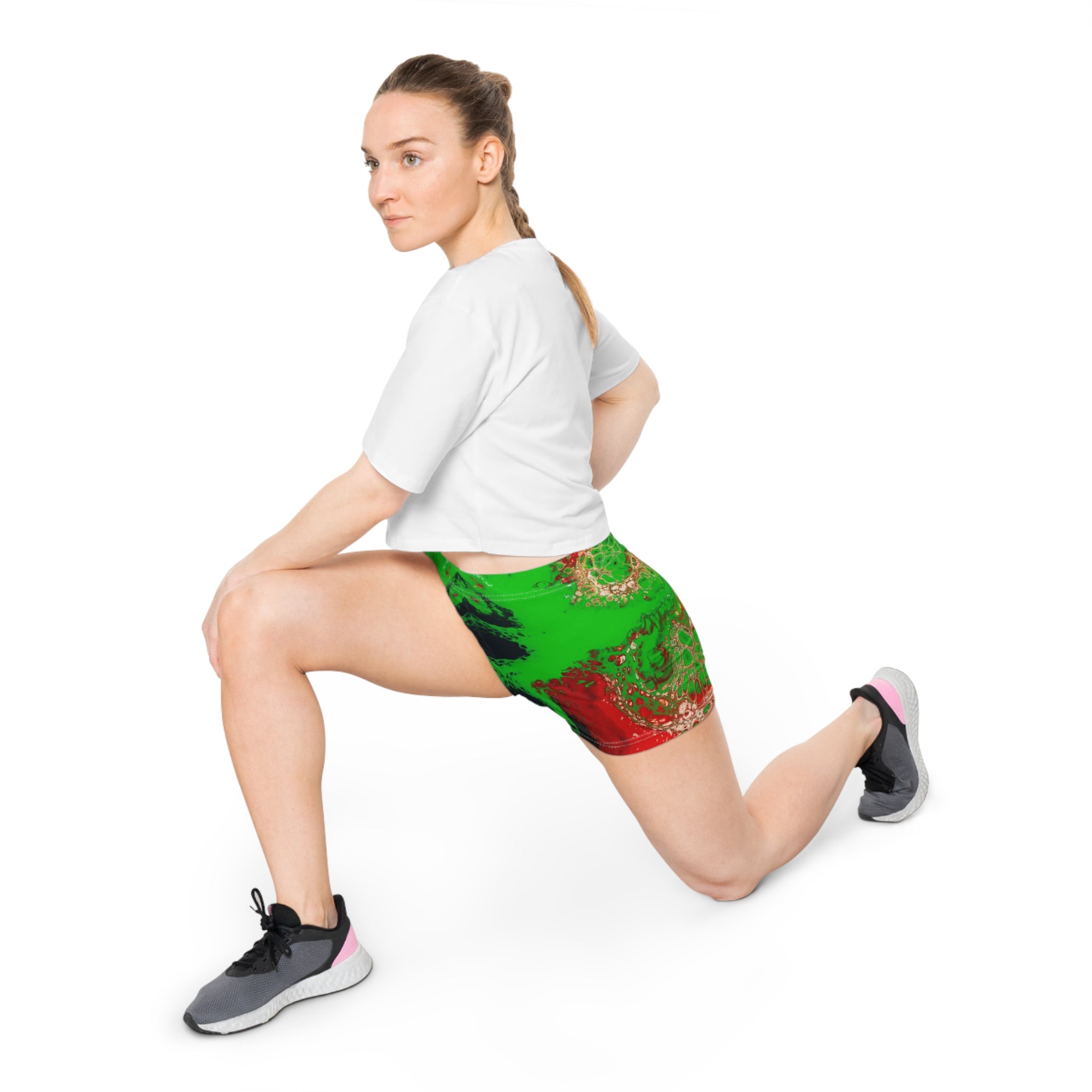Womens Sports Shorts - Gardens Of Grendaxi - Workout