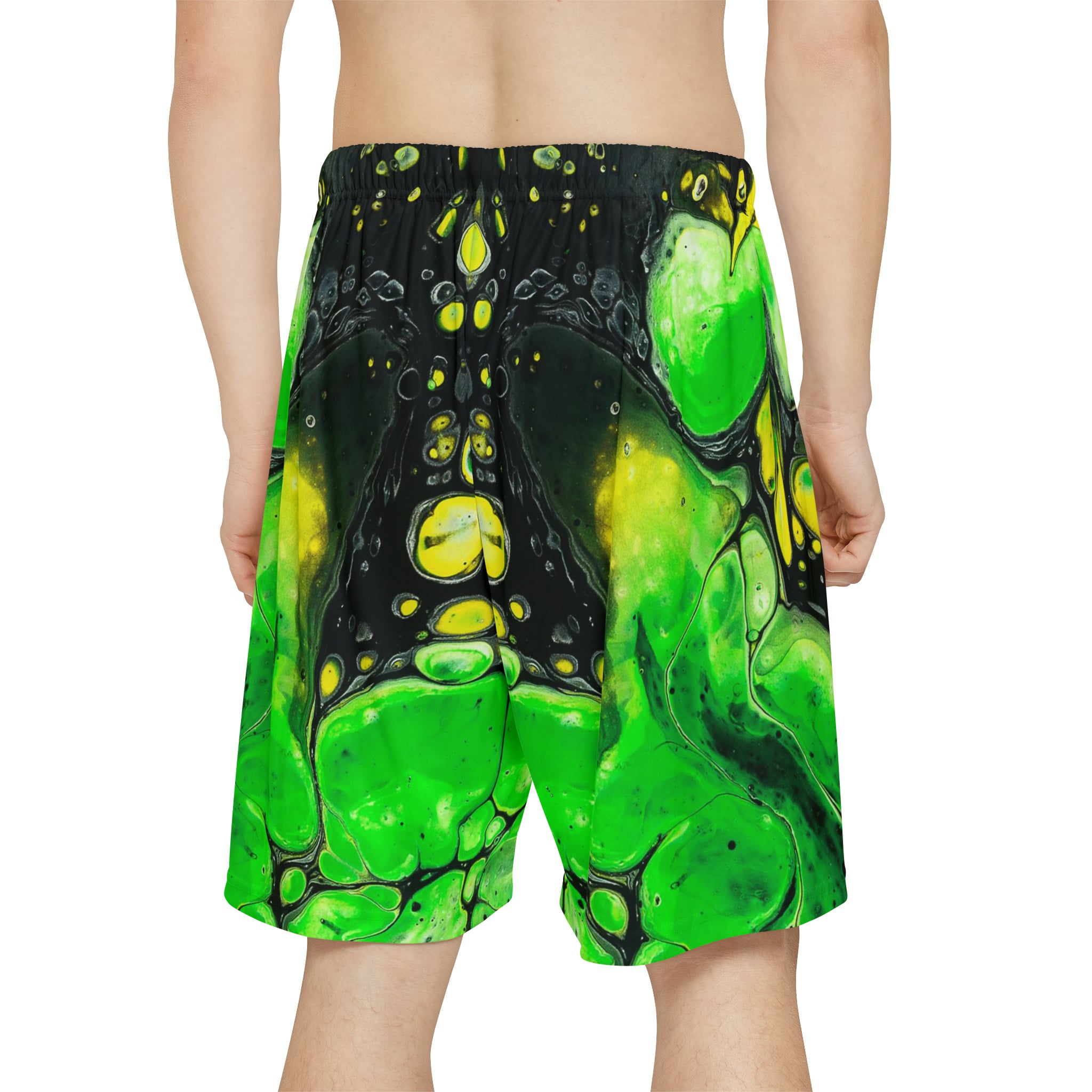 Green Galaxy - Men’s Sports Shorts