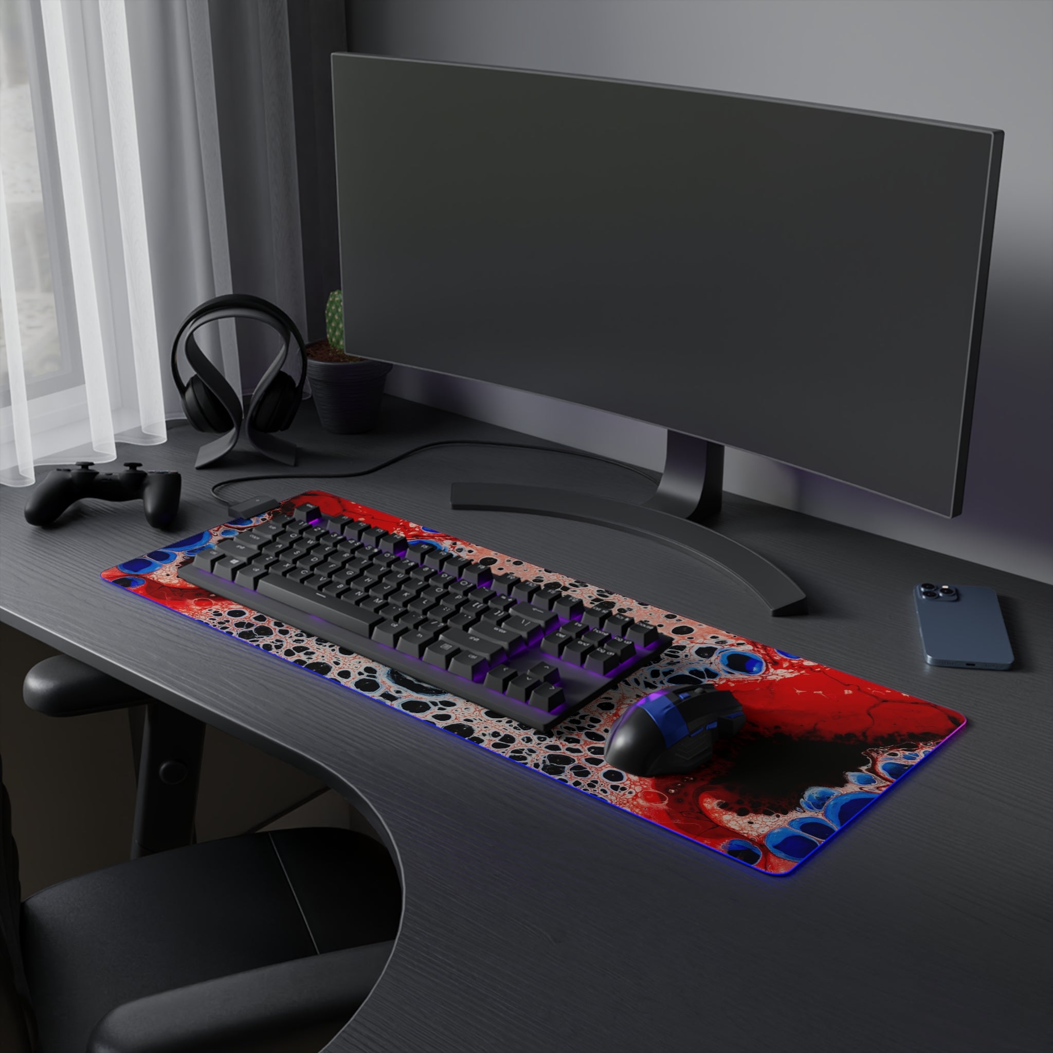 Abyss Of Emptiness - LED Gaming Mouse Pad