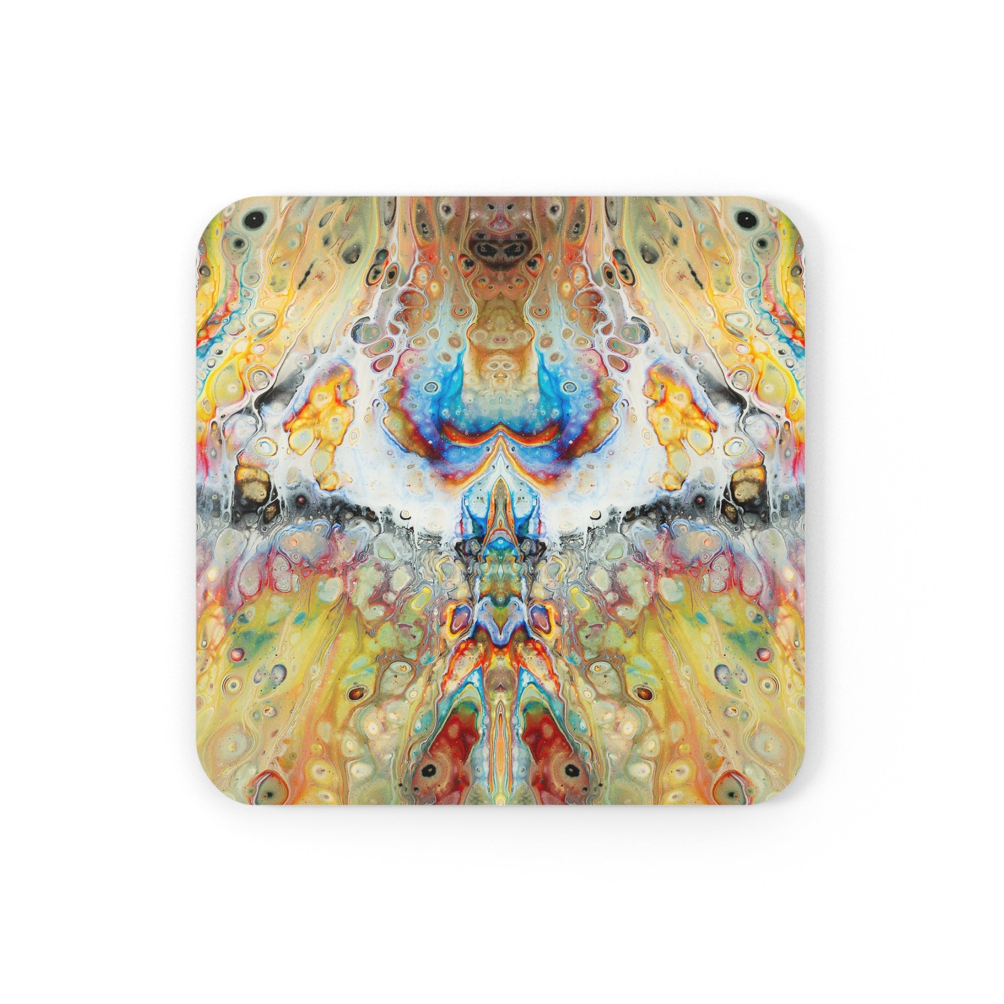Cameron Creations - Universal Collision - Stylish Coffee Coaster - Square Front