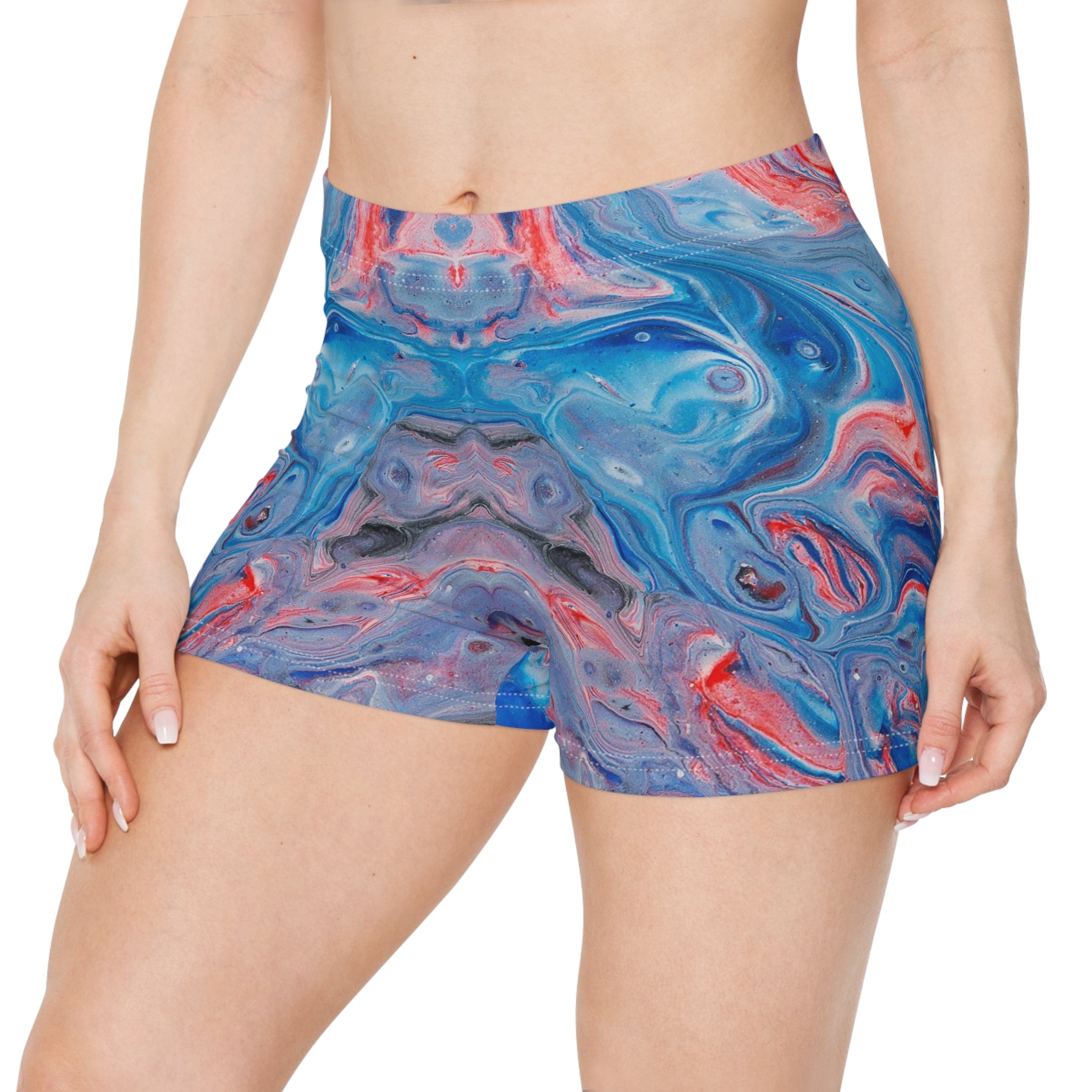 Womens Sports Shorts - Scary Dreams - Front