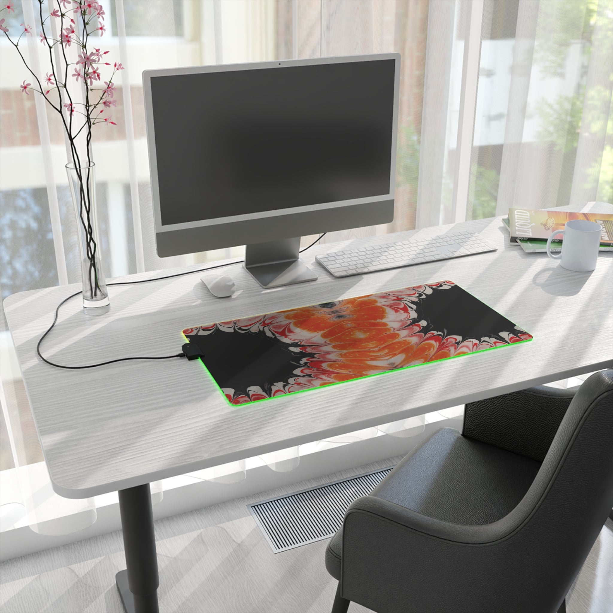 Cameron Creations - LED Gaming Mouse Pad - Ventanus Portal - 23"x11"