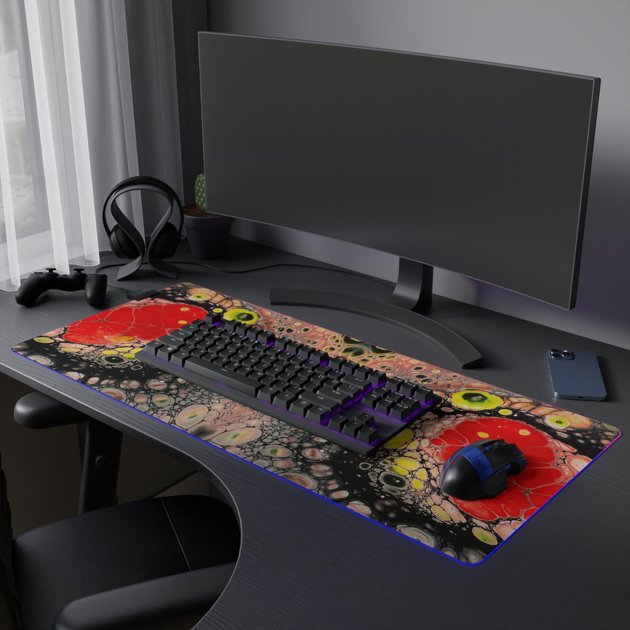 Celestial Celebrities - LED Gaming Mouse Pad
