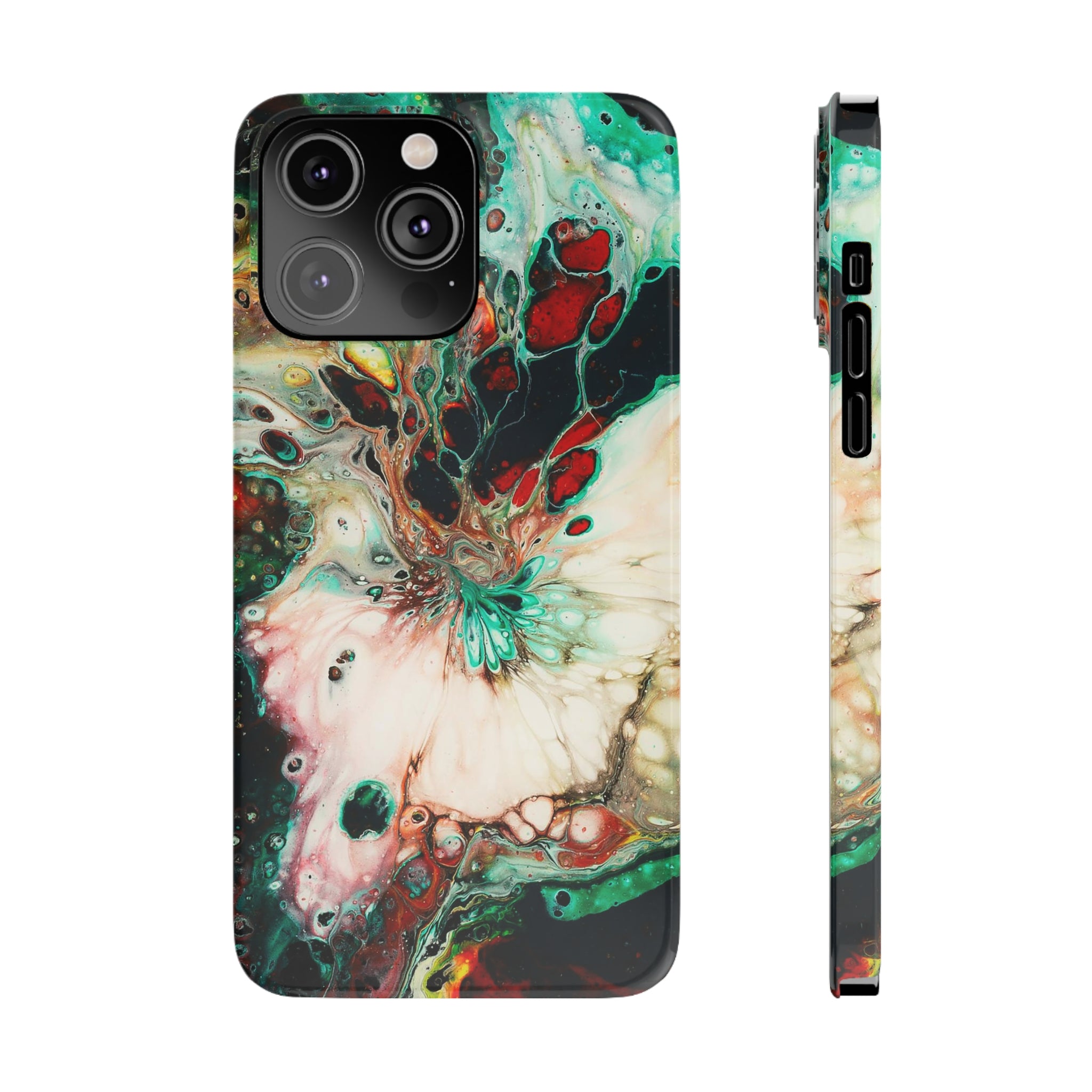 Flowers Of The Galaxy - Slim Phone Cases