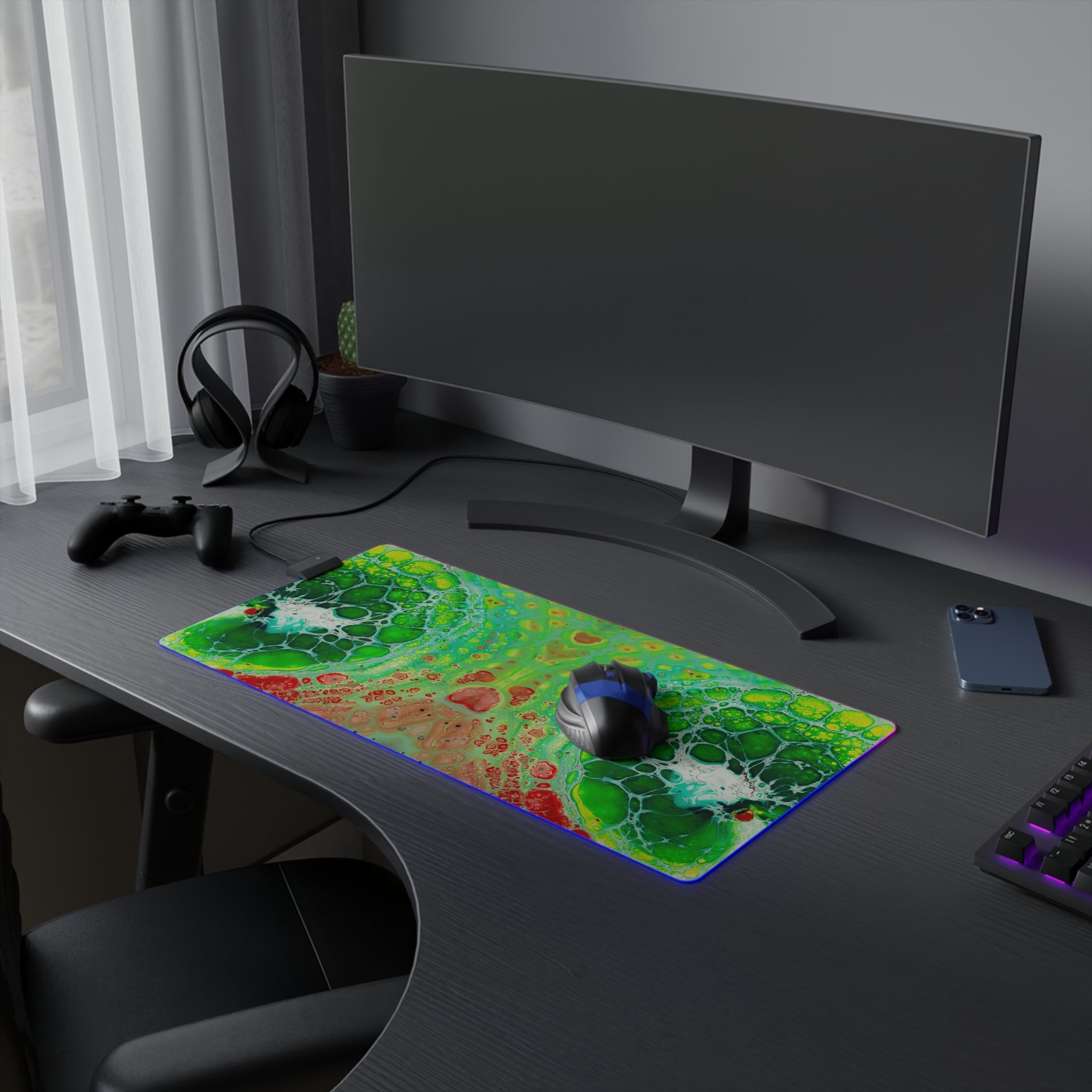 Cameron Creations - LED Gaming Mouse Pad - Up Close - Concept 4