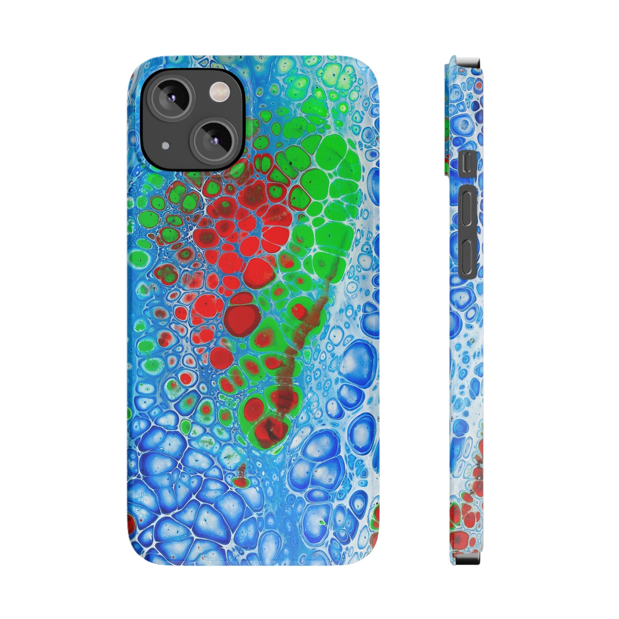 Fluid Bubbles - Slim Phone Cases