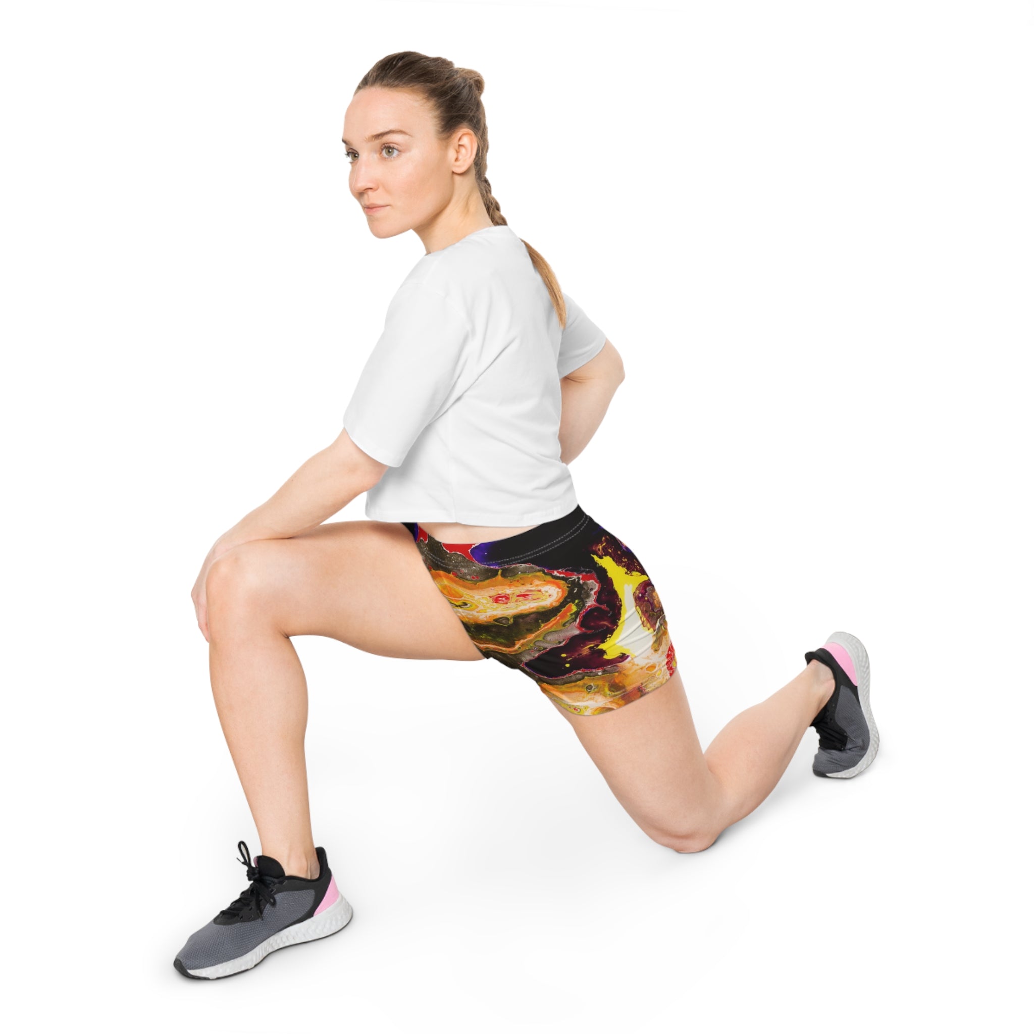 Women's Sport Shorts - Organic Orange - Workout