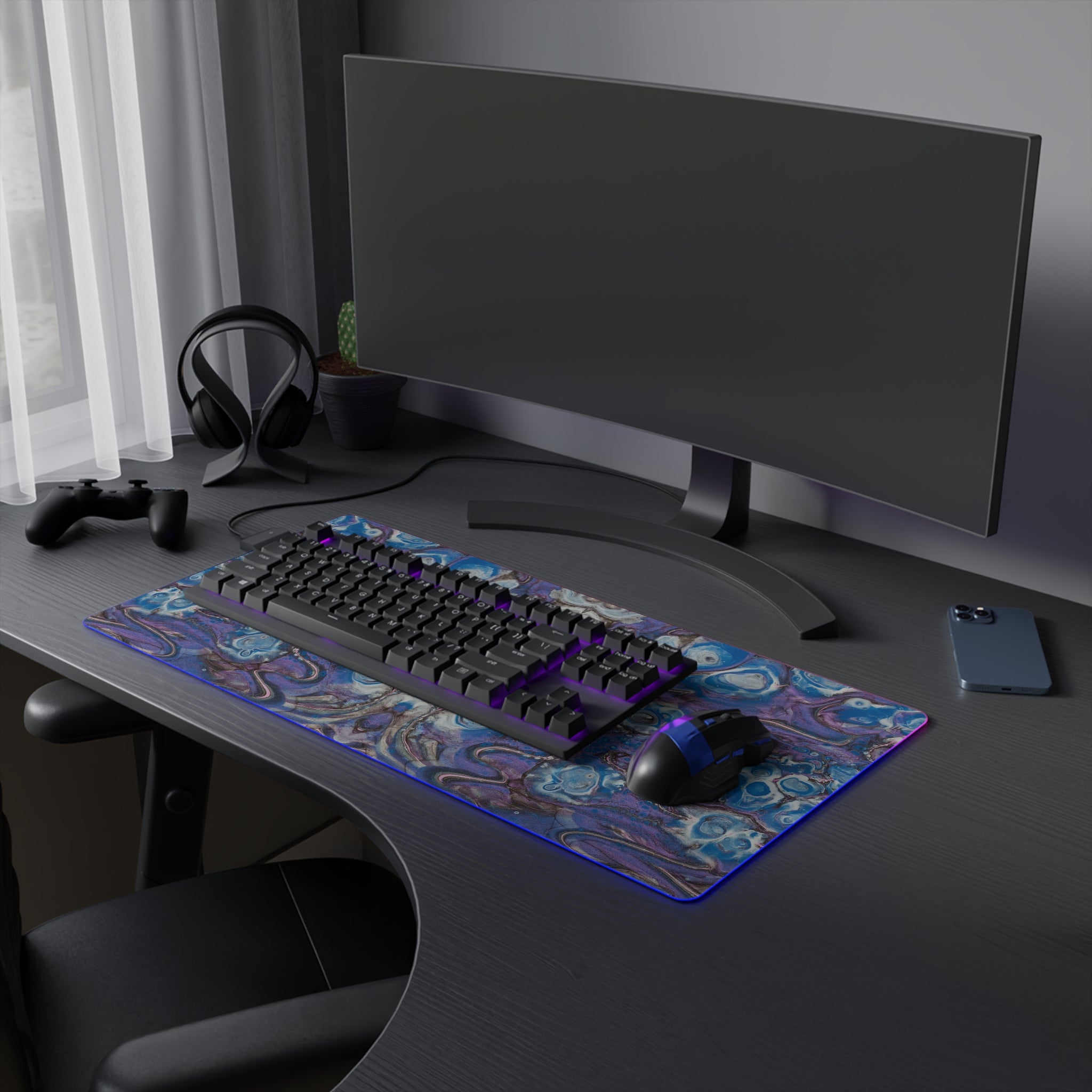 Wandering Woolies - LED Gaming Mouse Pad