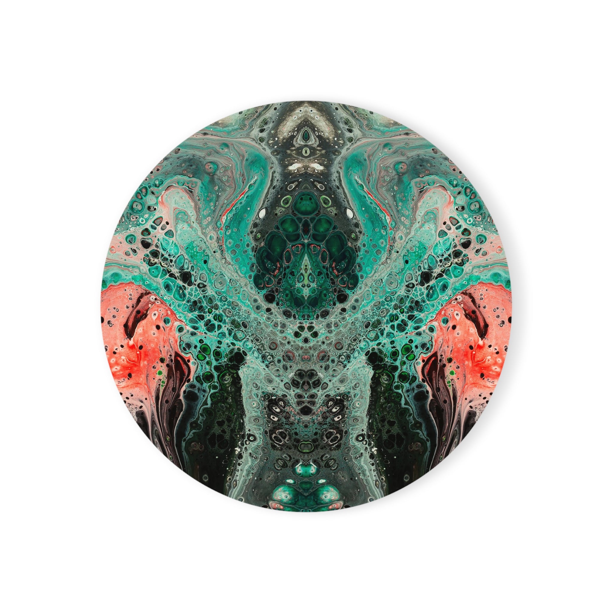 Cameron Creations - Funky Fish - Stylish Coffee Coaster - Circle Front