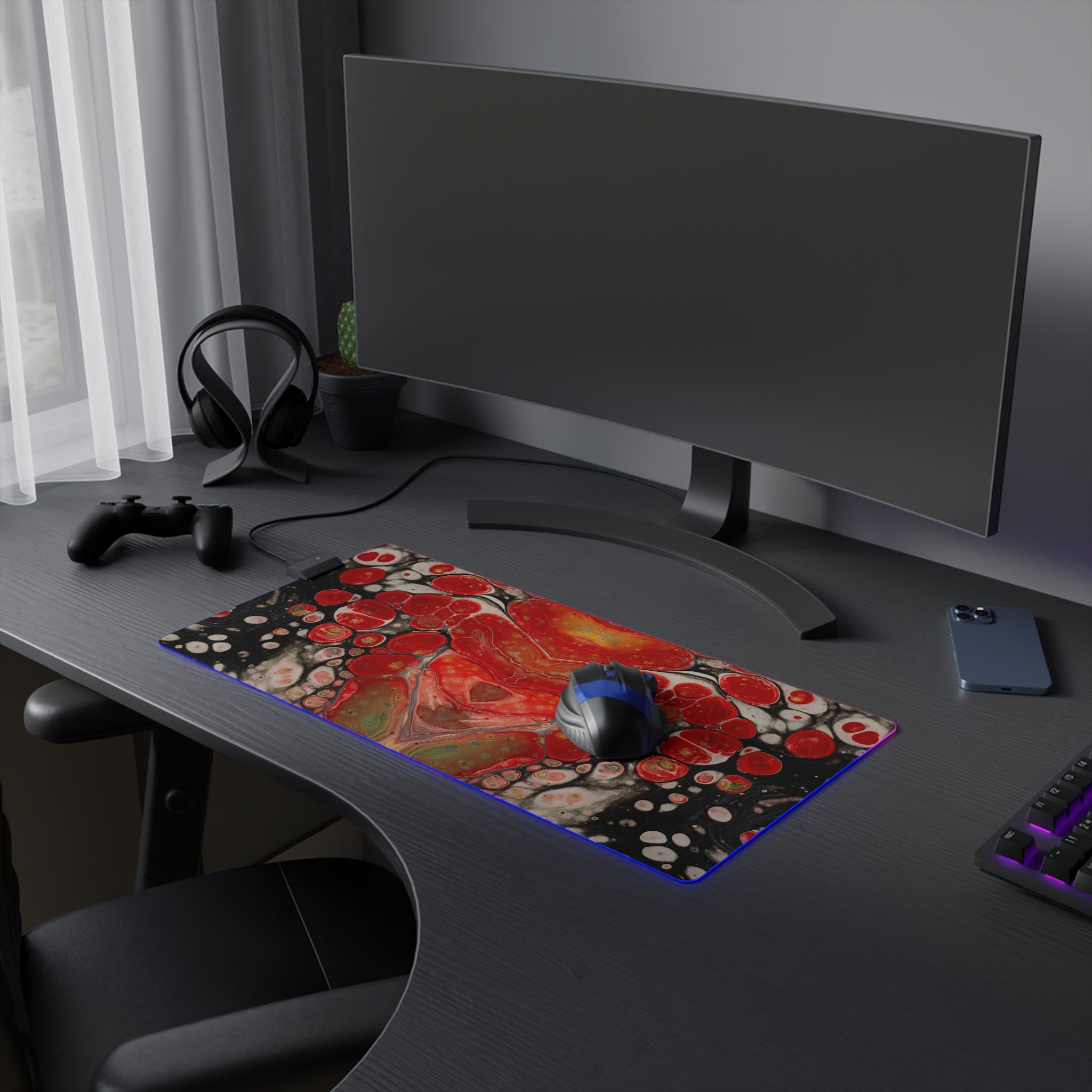 Cameron Creations - LED Gaming Mouse Pad - Exiting The Chaos - Concept 4