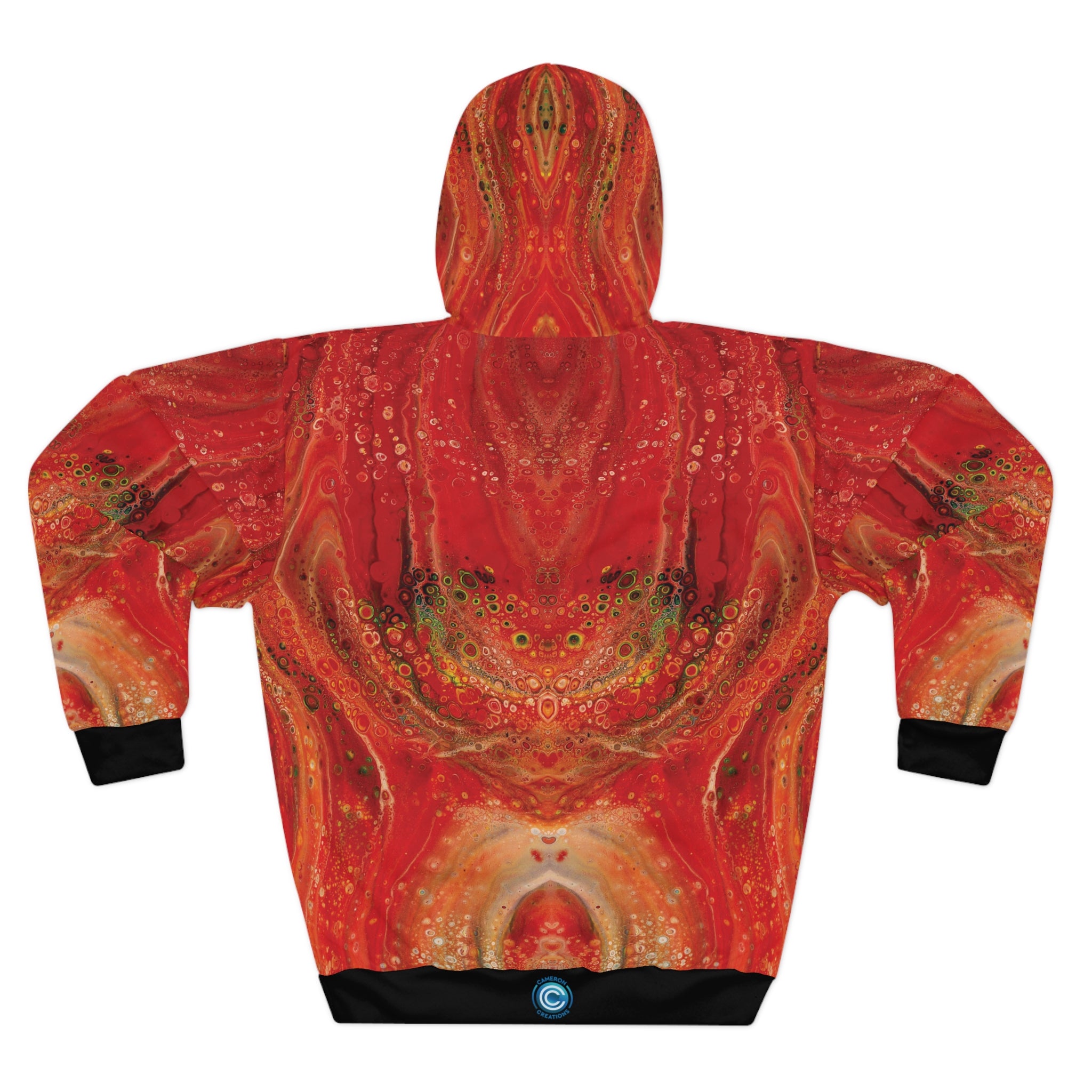Cameron Creations - Lava Flow - Pullover Hoodie - Back