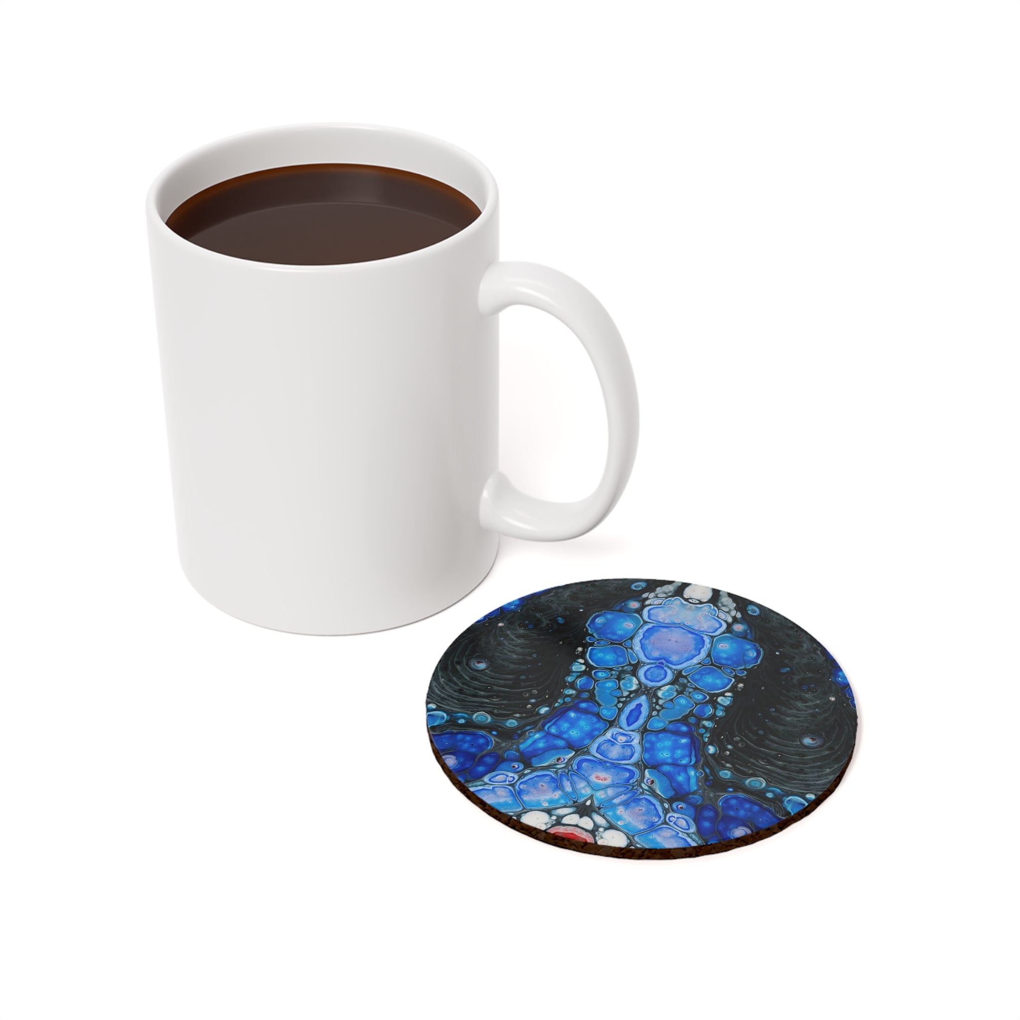 Cameron Creations - Black Hole Funnel - Stylish Coffee Coaster - Context Circle