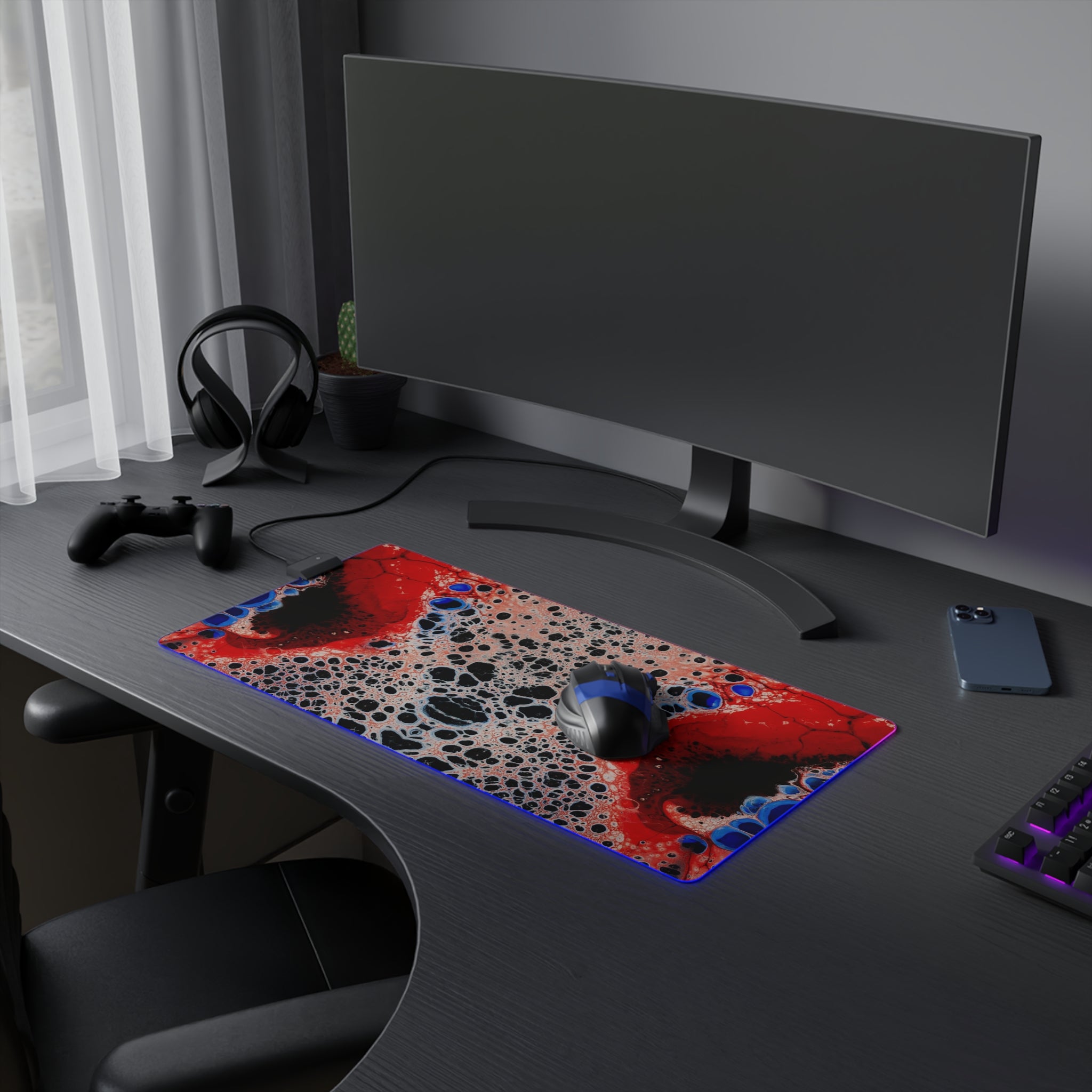 Cameron Creations - LED Gaming Mouse Pad - Abyss Of Emptiness - Concept 4