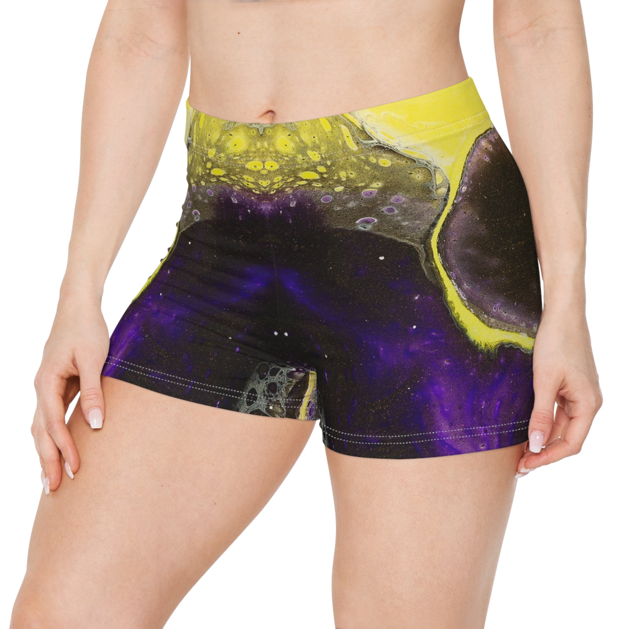 Women's Sport Shorts - Cosmic Mouse - Front