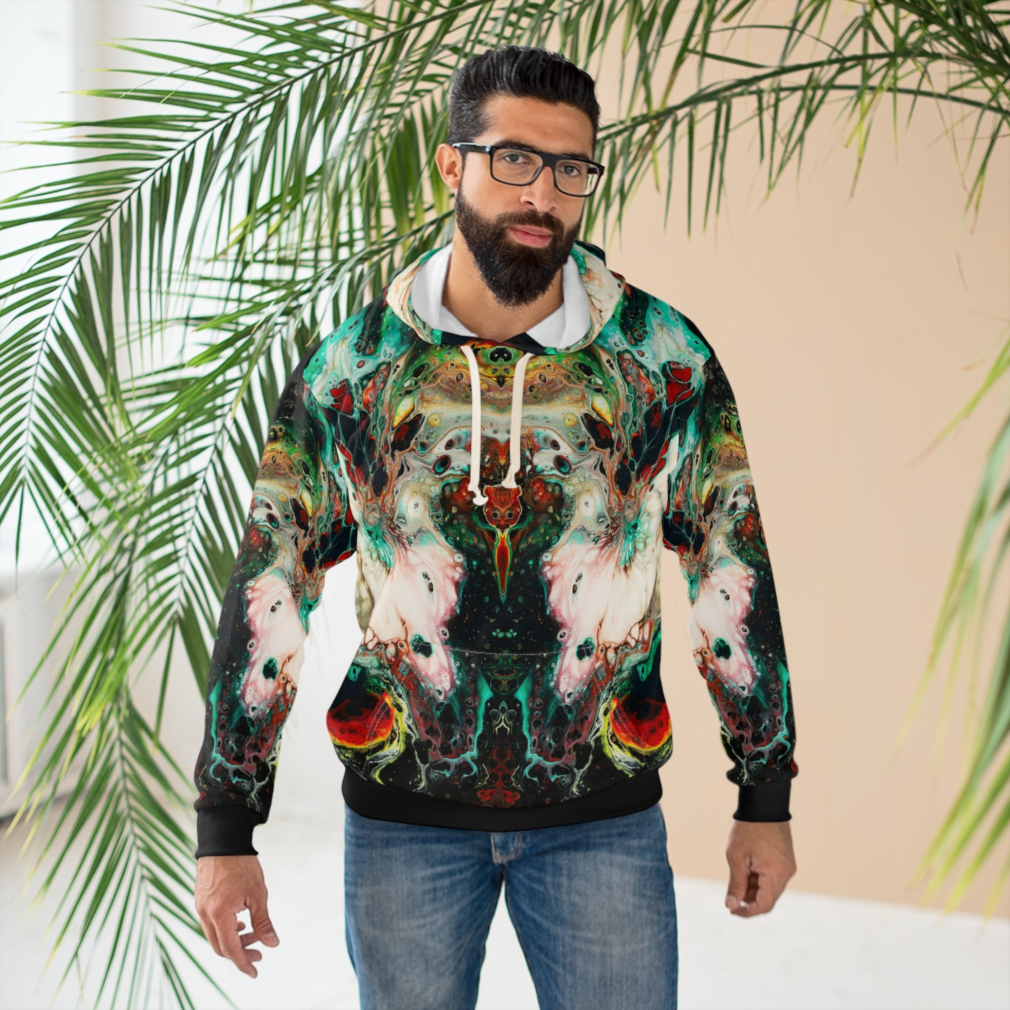 Cameron Creations - Flowers Of The Galaxy - Pullover Hoodie - Male 2