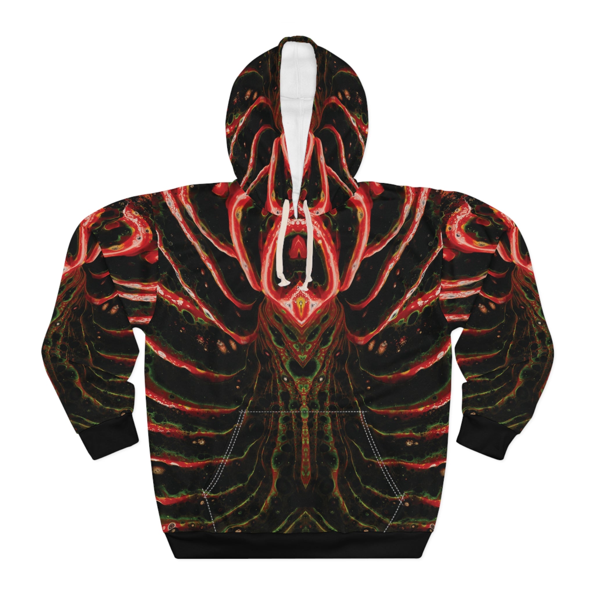 Cameron Creations - Red Ribbon - Pullover Hoodie - Front