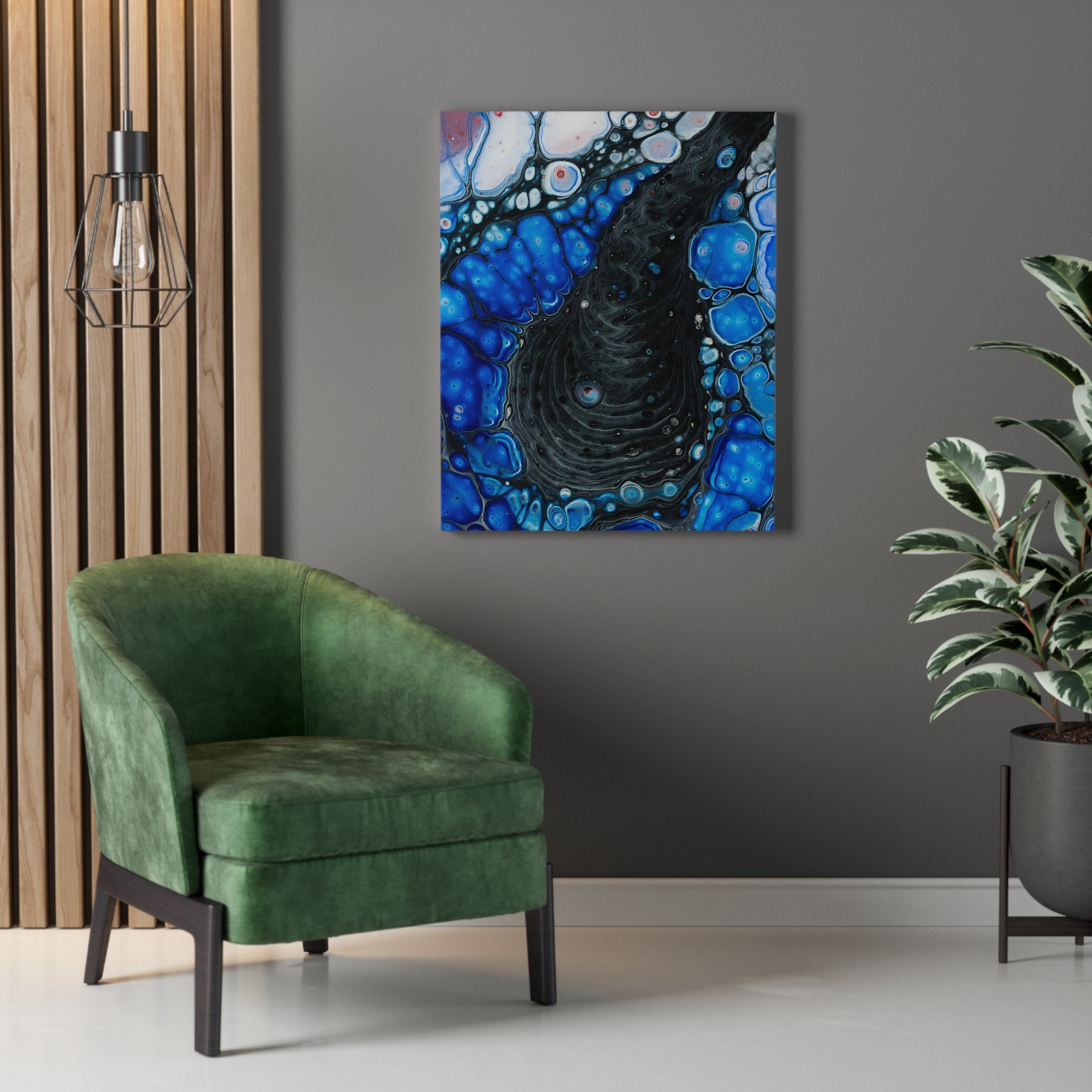 Cameron Creations - Canvas Print - Black Hole Funnel - 24x30