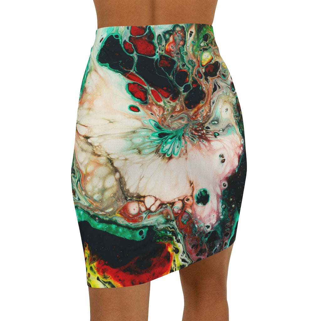 Flowers Of The Galaxy - Women's Mini Skirt - Cameron Creations Ltd.