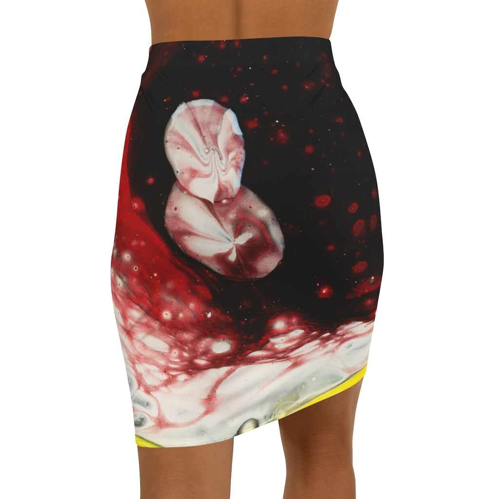 Dimensional Docking - Women's Mini Skirt - Cameron Creations Ltd.