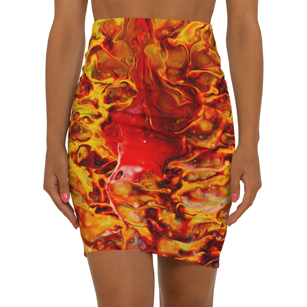 Fire Within - Women's Mini Skirt - Cameron Creations Ltd.