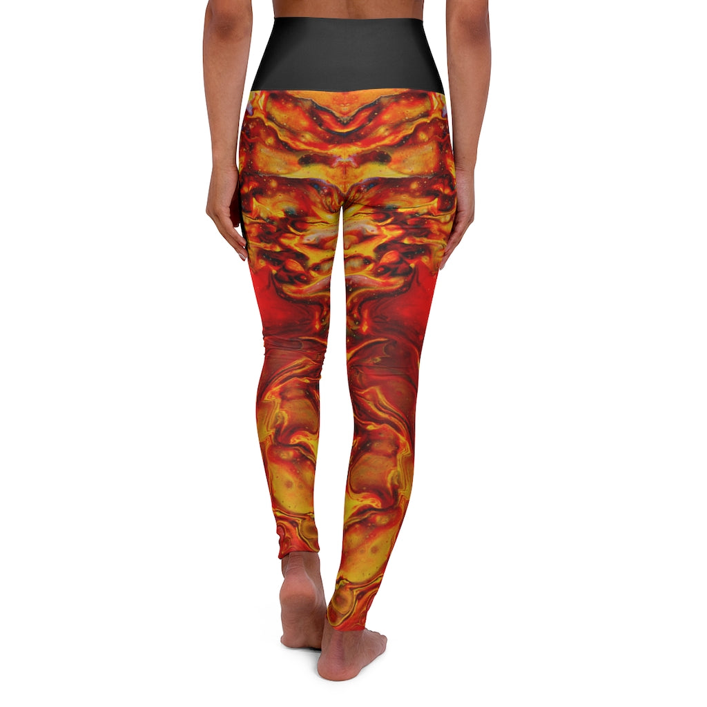 Fire Within - Women's Yoga Leggings - Cameron Creations Ltd.