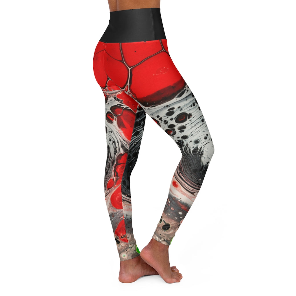 Galaxy Funnel - Women's Yoga Leggings - Cameron Creations Ltd.