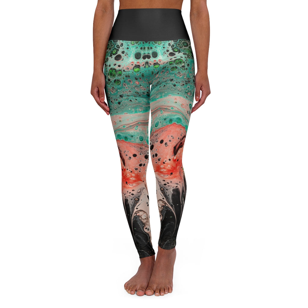 Funky Fish - Women's Yoga Leggings - Cameron Creations Ltd.