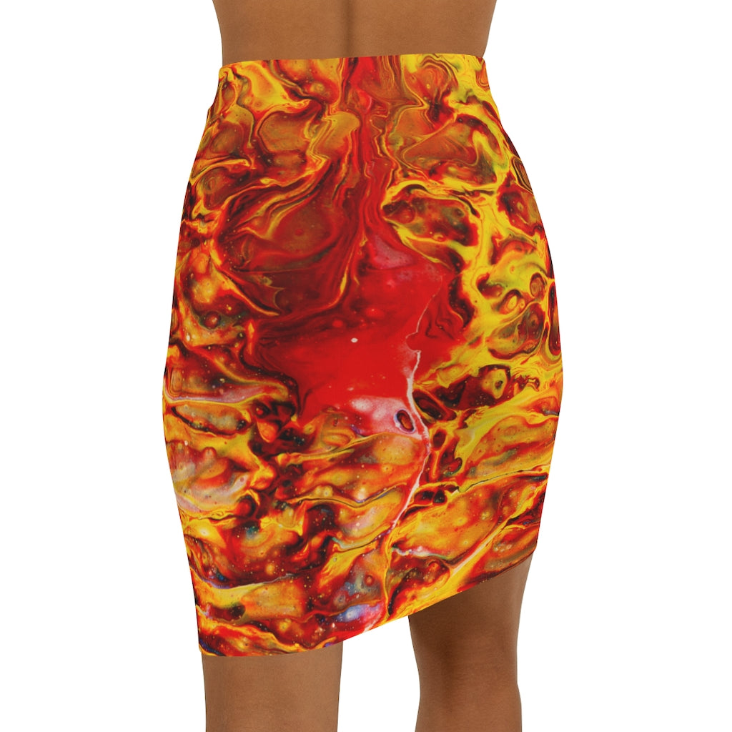 Fire Within - Women's Mini Skirt - Cameron Creations Ltd.