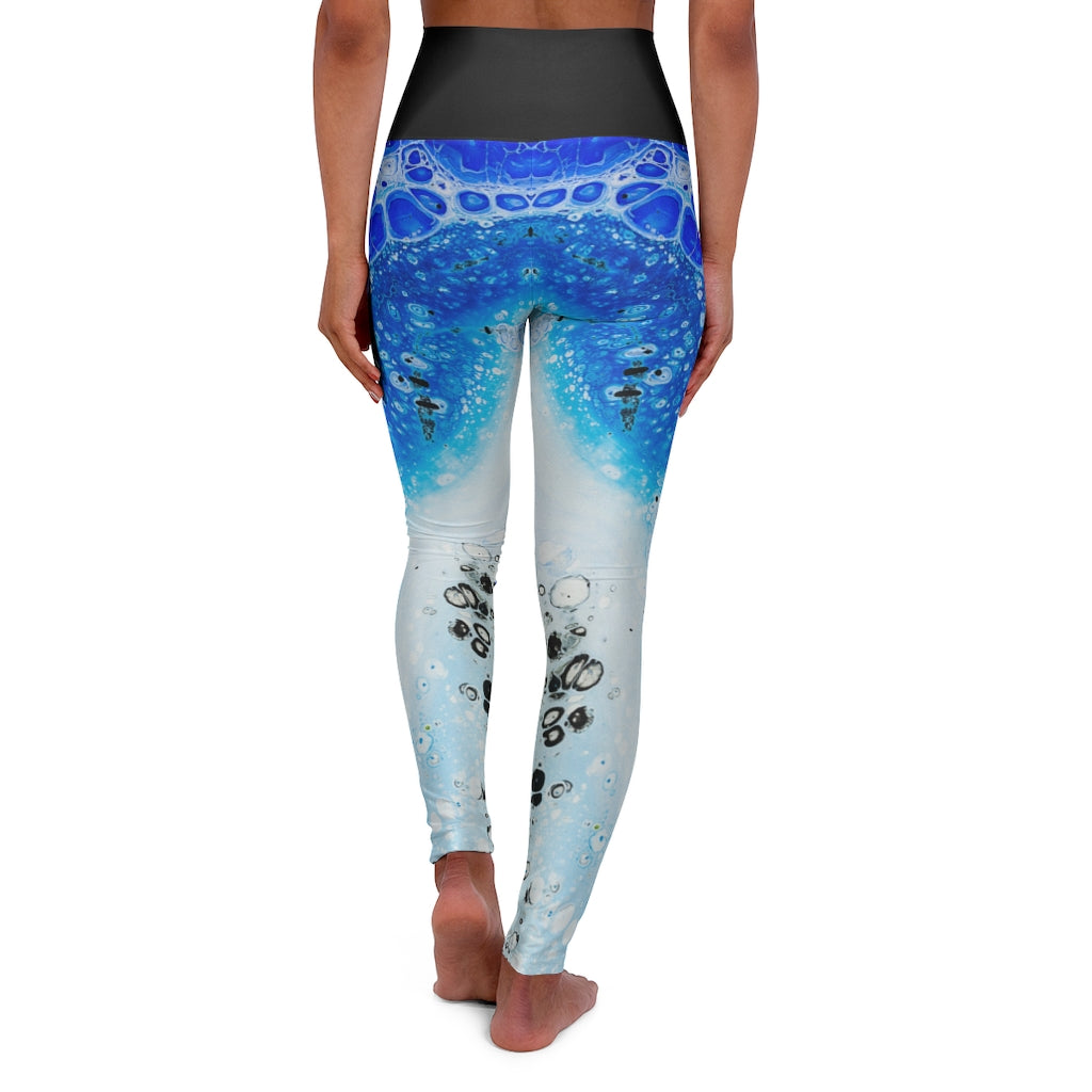 Cellonious Beach - Women's Yoga Leggings - Cameron Creations Ltd.
