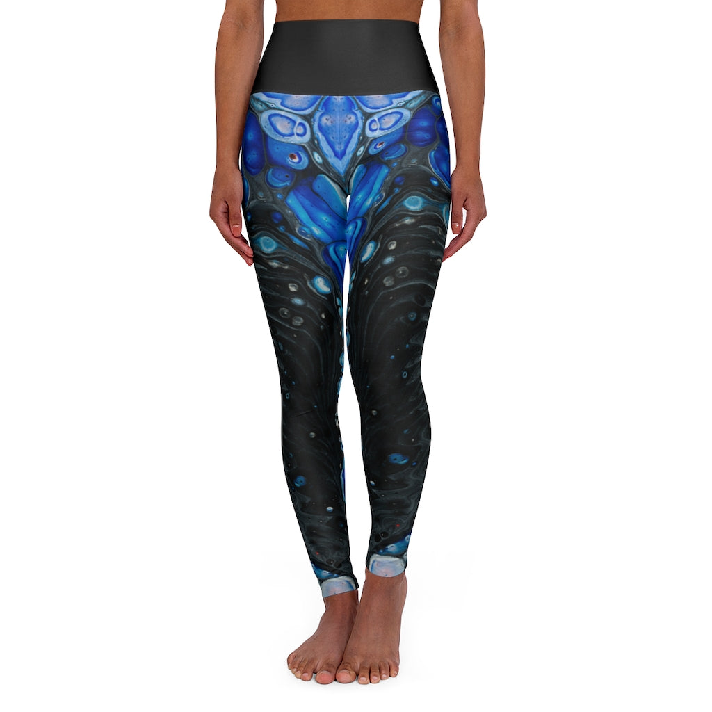 Black Hole Funnel - Women's Yoga Leggings - Cameron Creations Ltd.