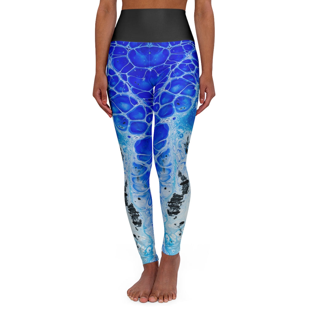 Cellonious Beach - Women's Yoga Leggings - Cameron Creations Ltd.