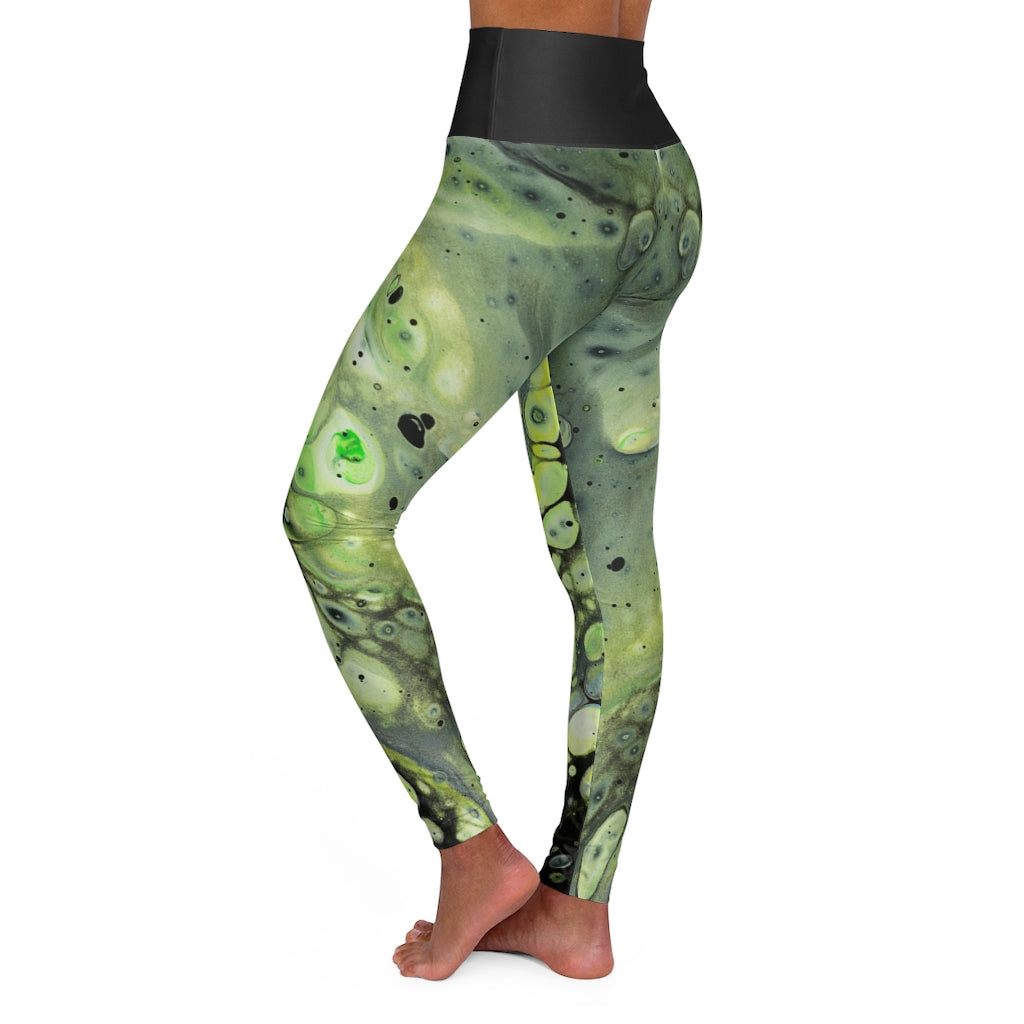 Floating Asteroids - Women's Yoga Leggings - Cameron Creations Ltd.