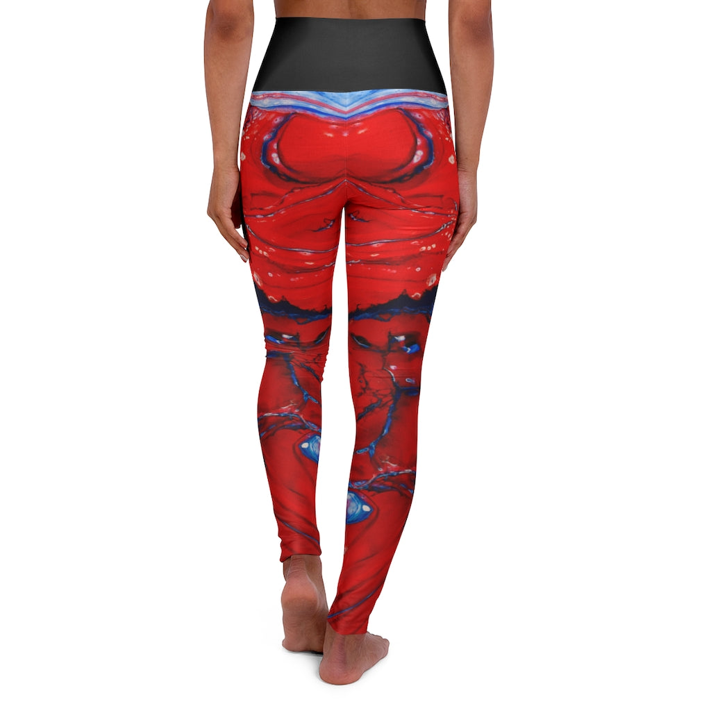 Devil Inside - Women's Yoga Leggings - Cameron Creations Ltd.