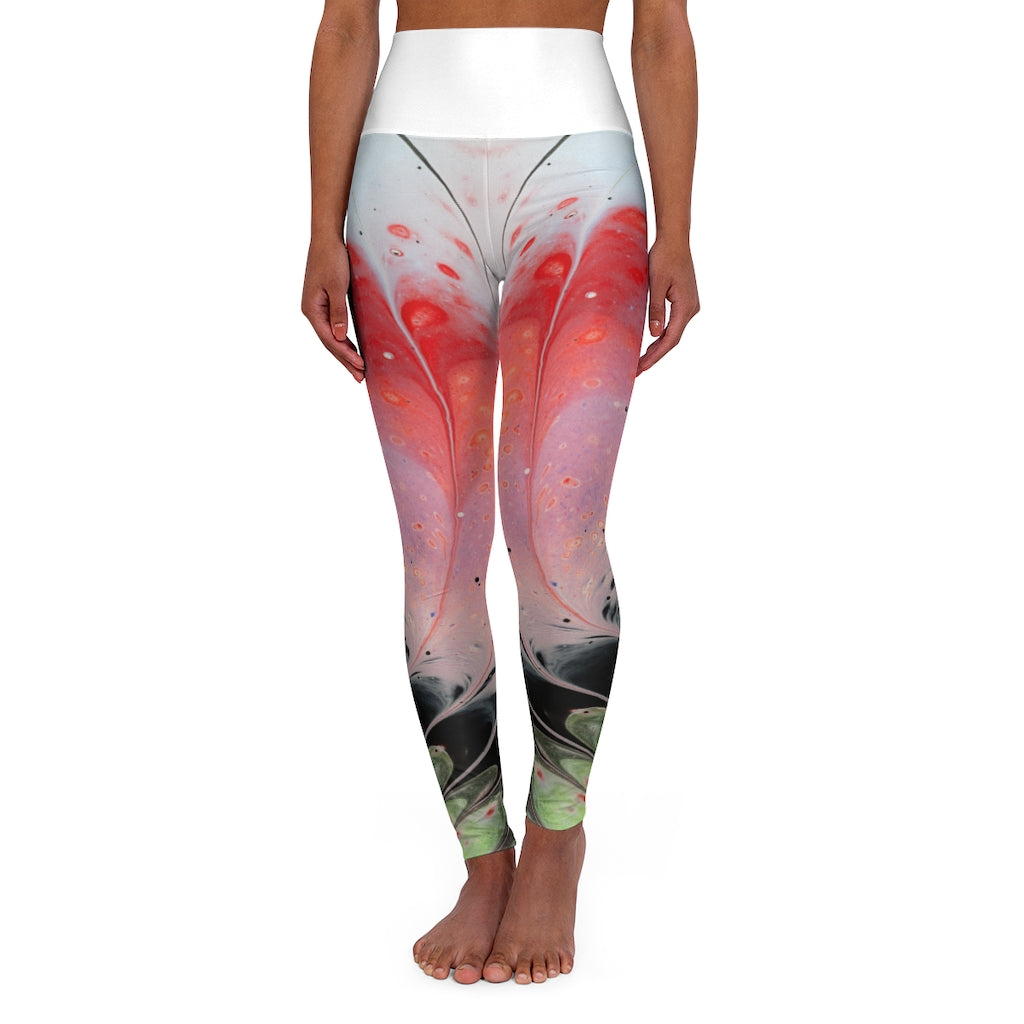 Bladed Wings - Women's Yoga Leggings - Cameron Creations Ltd.