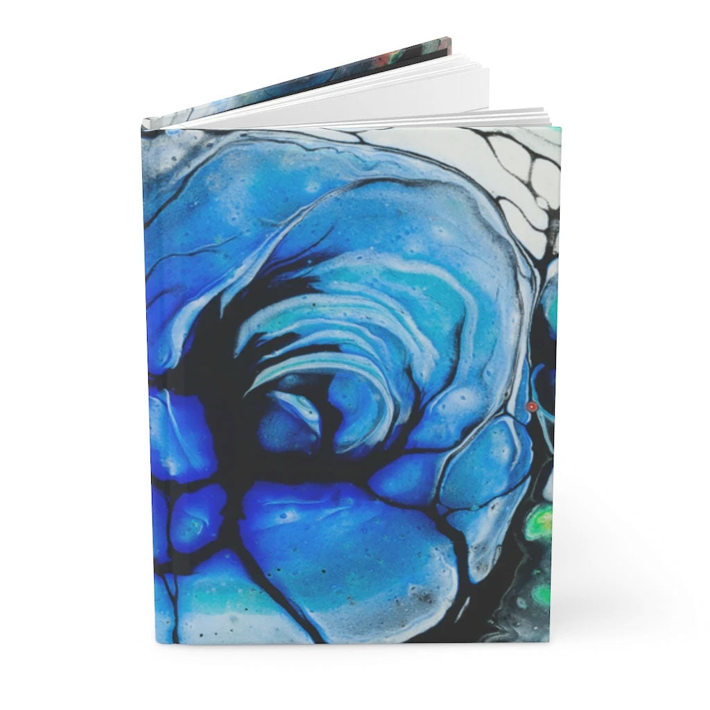 Blue Coil Portal - Hardcover Journals - Cameron Creations Ltd.