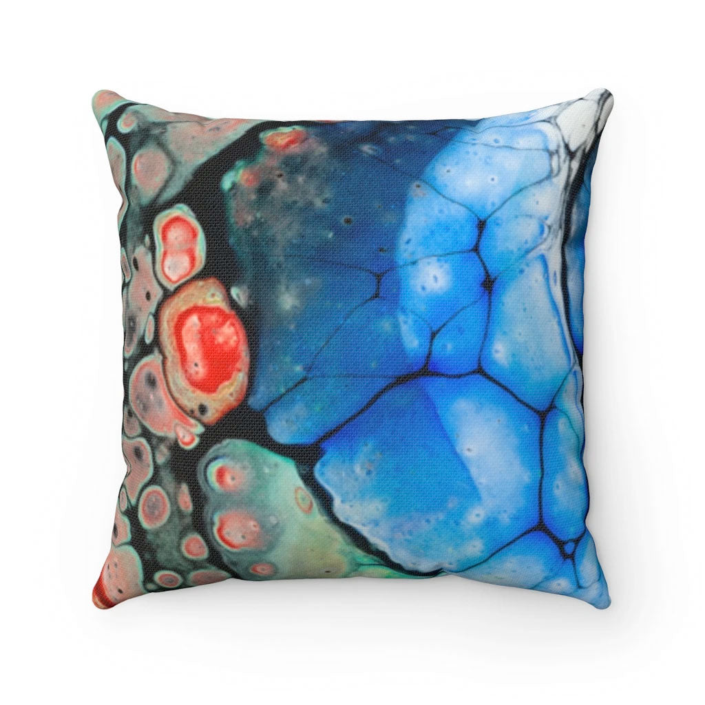 Blue Coil Portal - Throw Pillows - Cameron Creations Ltd.