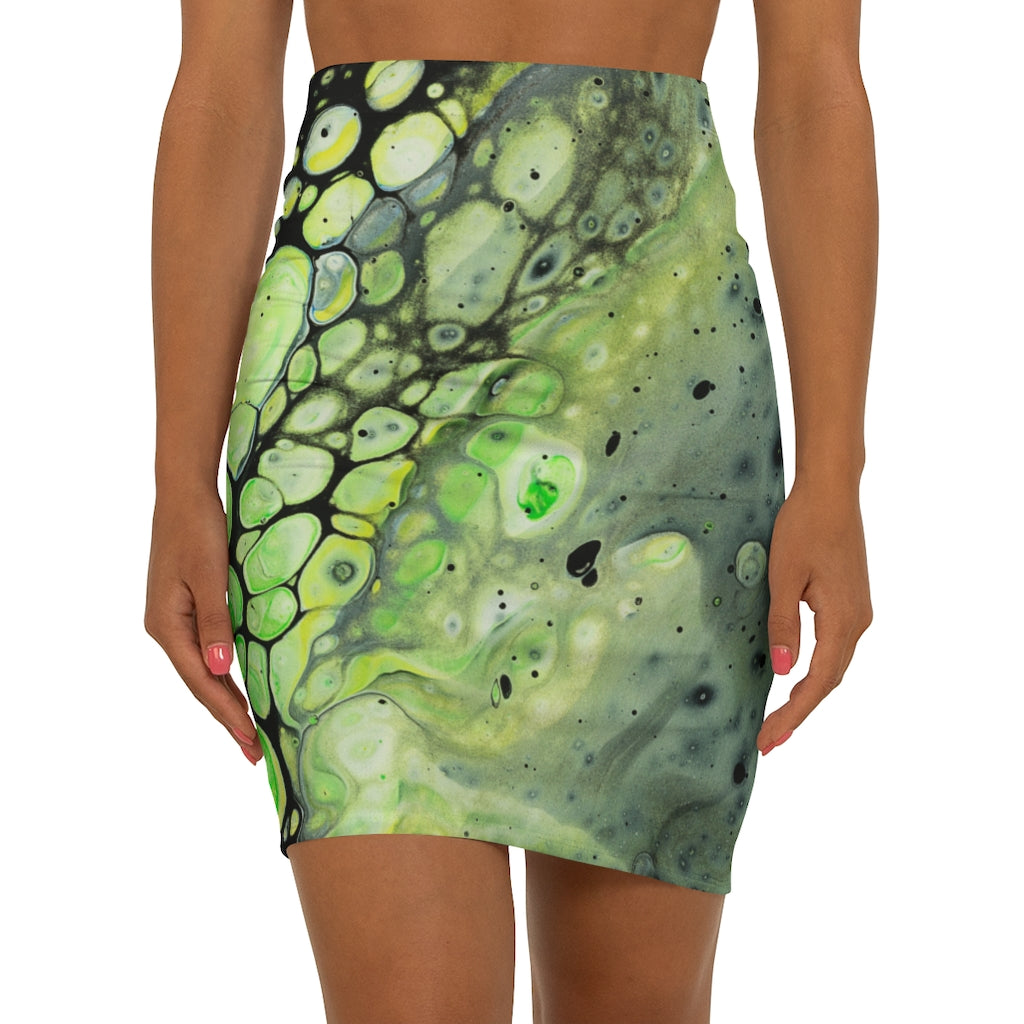 Floating Asteroids - Women's Mini Skirt - Cameron Creations Ltd.